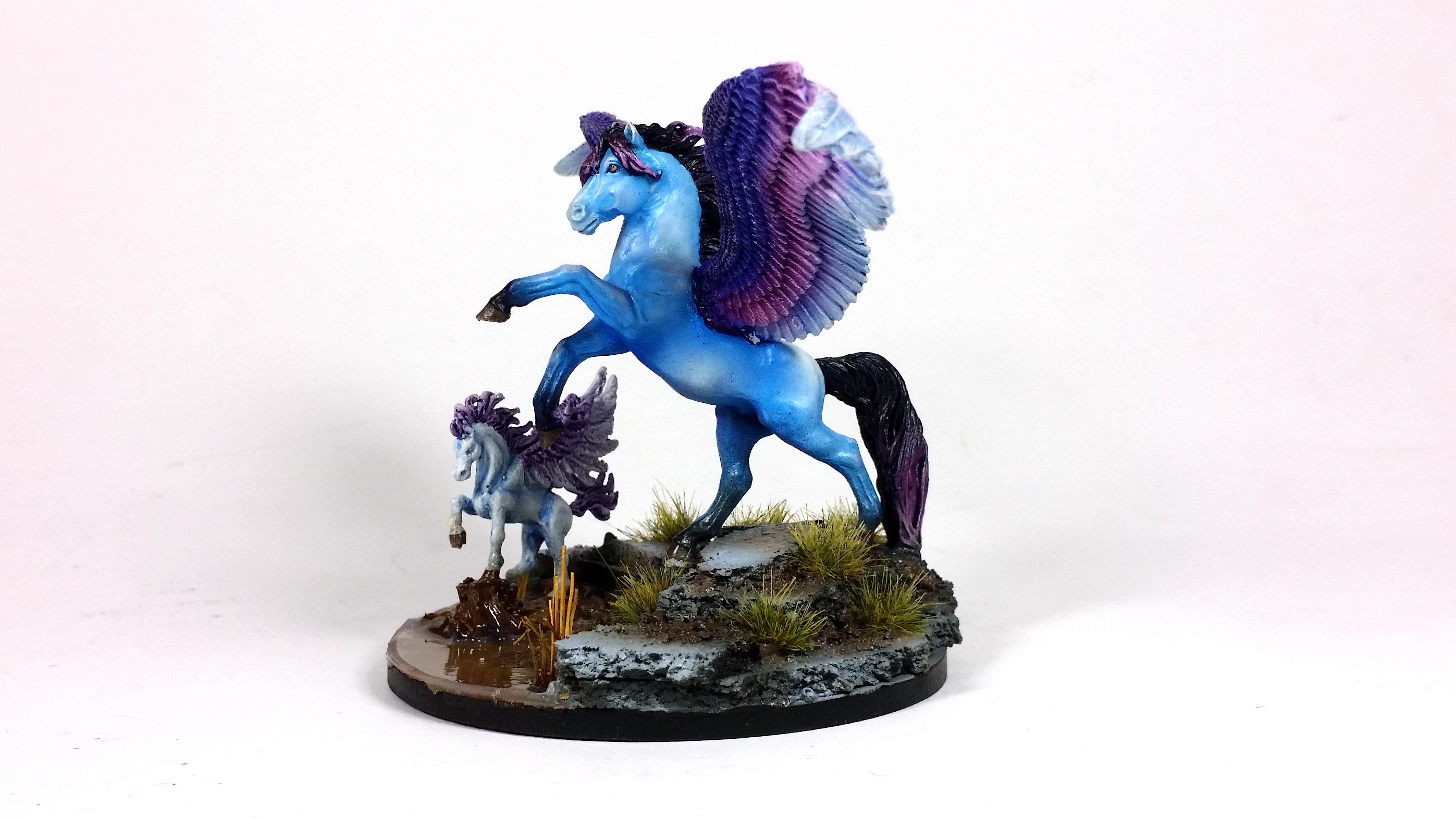 Pegasus and foal