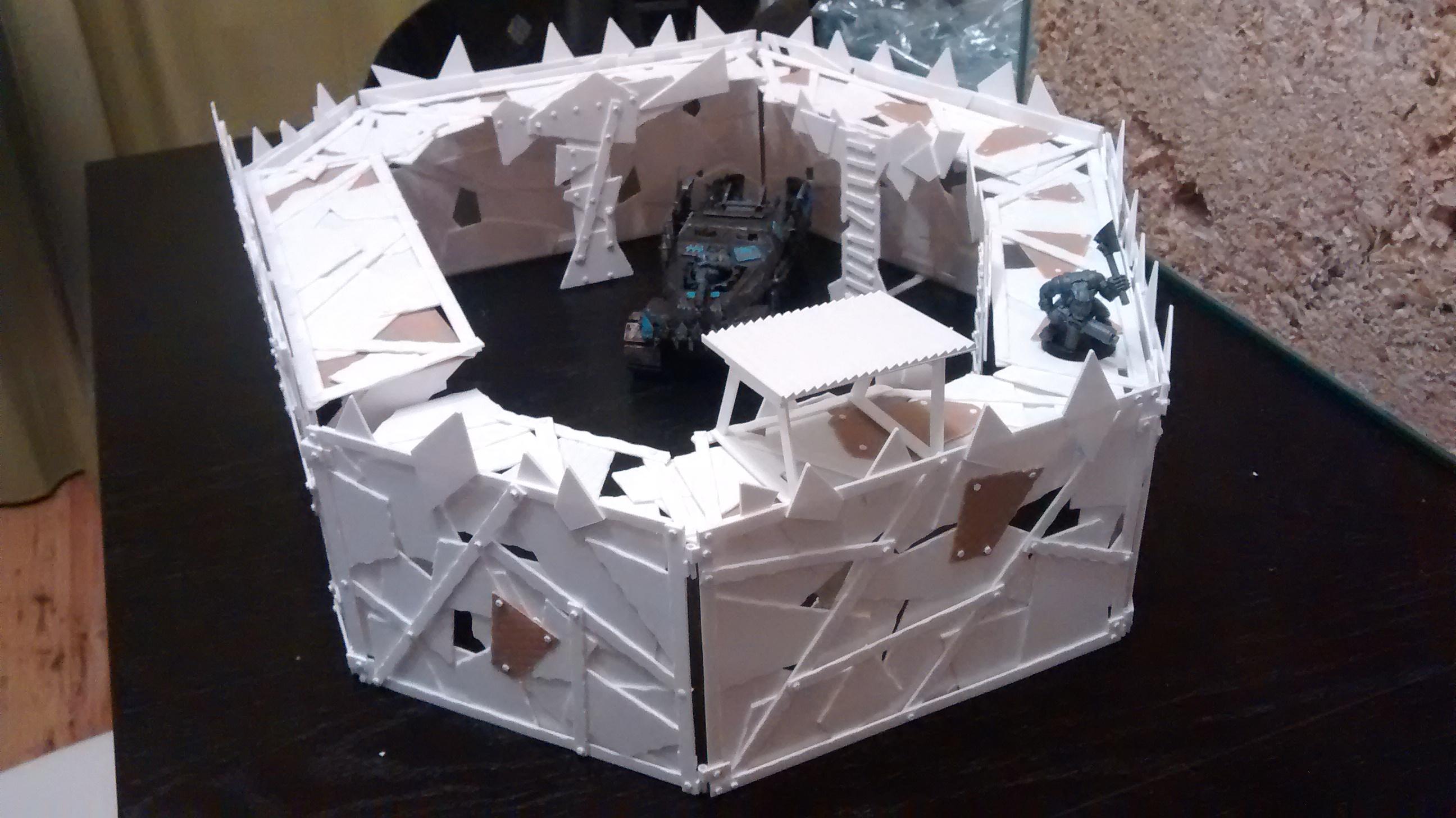 Ork on the battlements