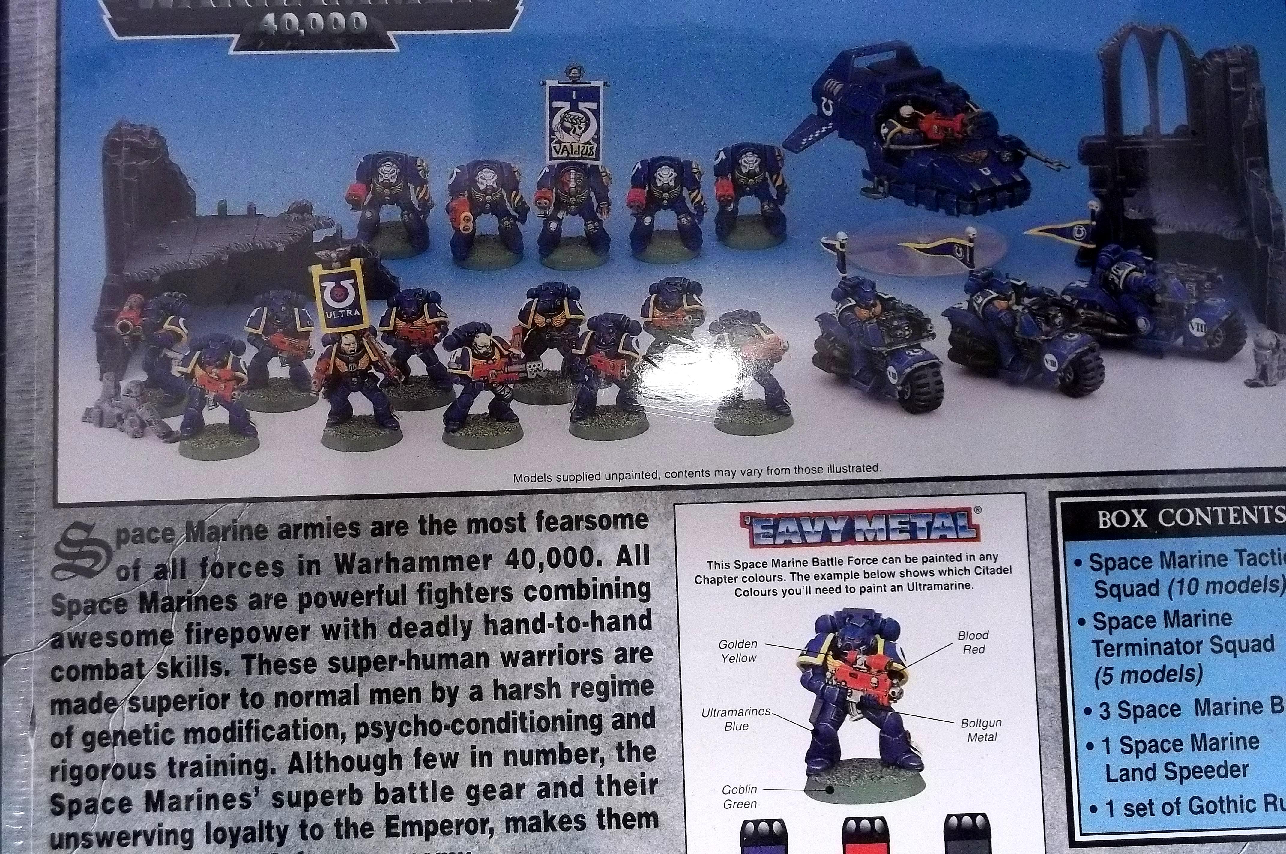 Retro, Space Marines, Ultramarines