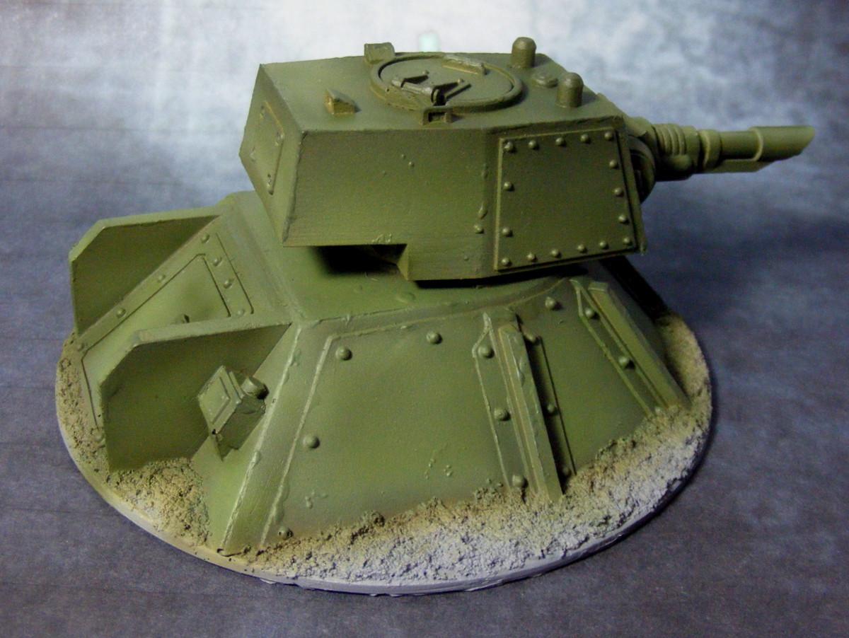 turret in green