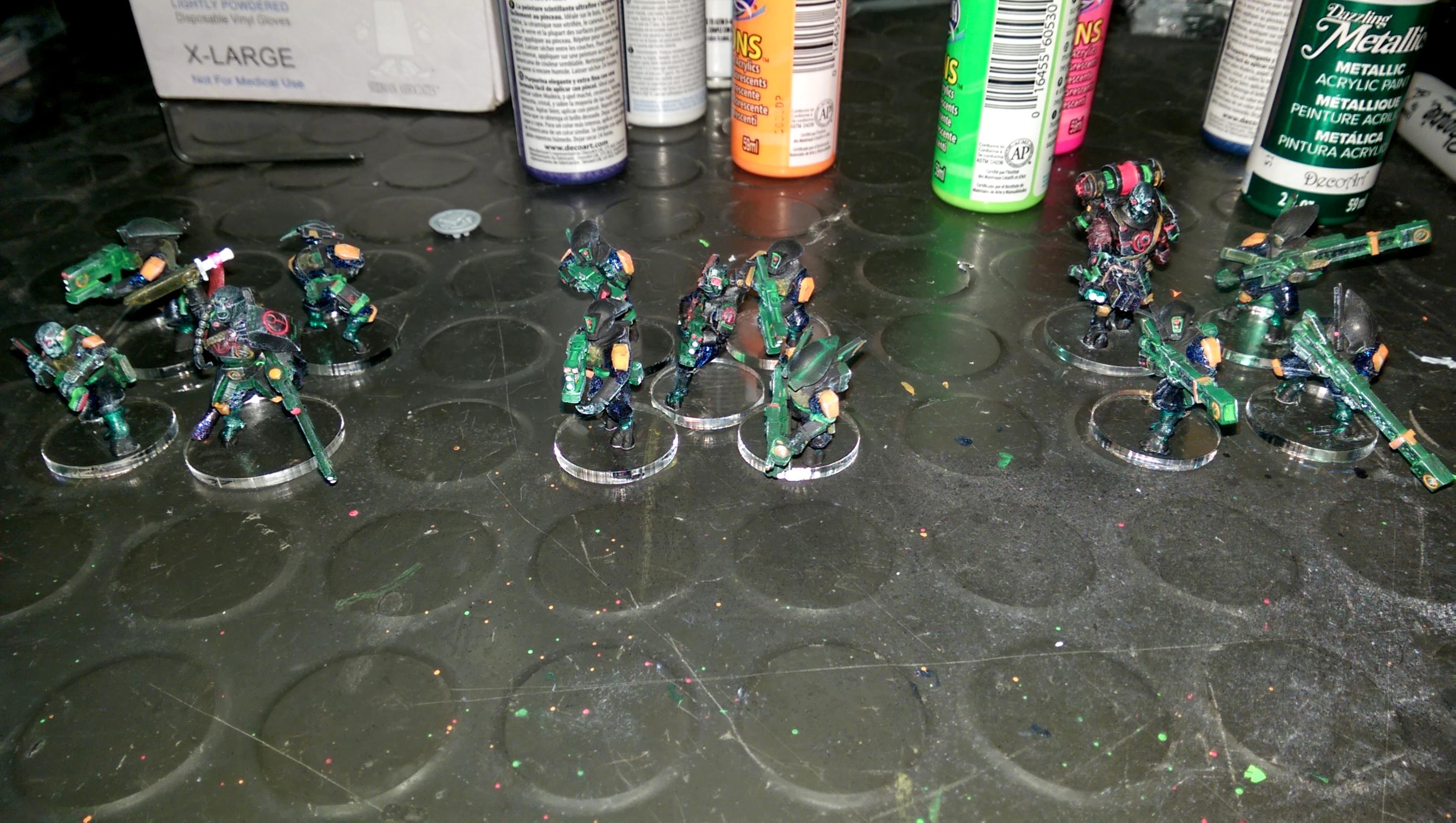 Army, Forge World, Neon, Tau, Tron