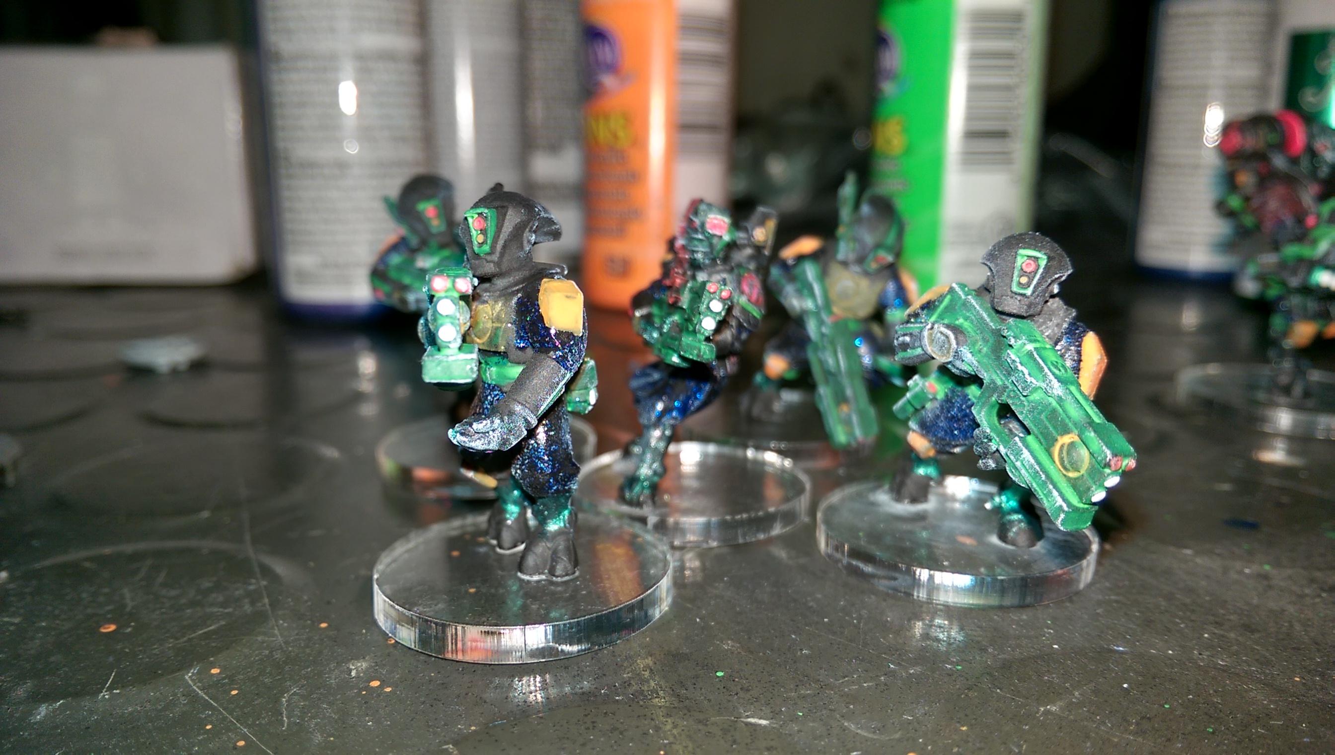Army, Forge World, Neon, Tau, Tron