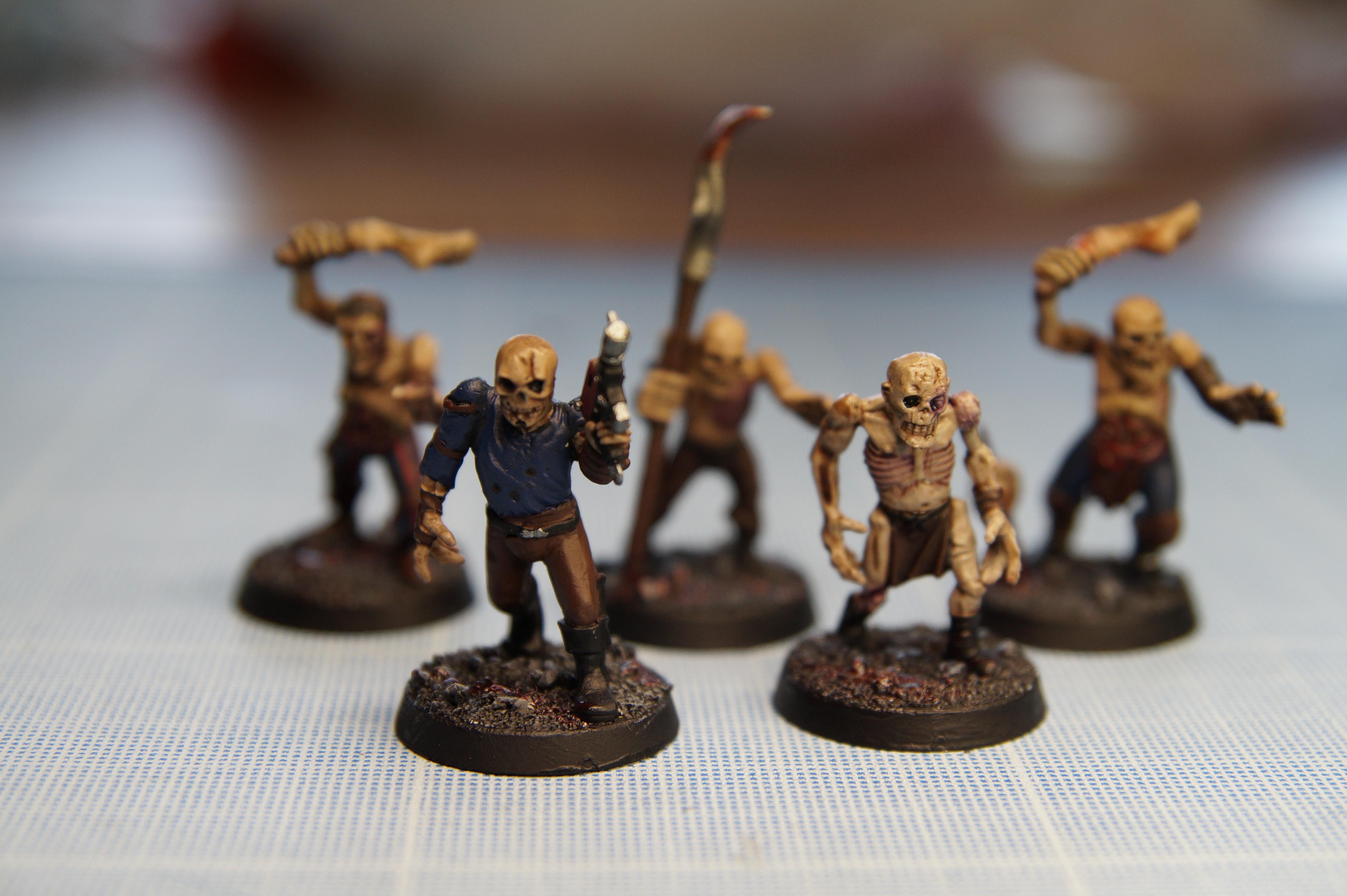 Chaos, Chaos Space Marines, Cultists, Nurgle, Zombie