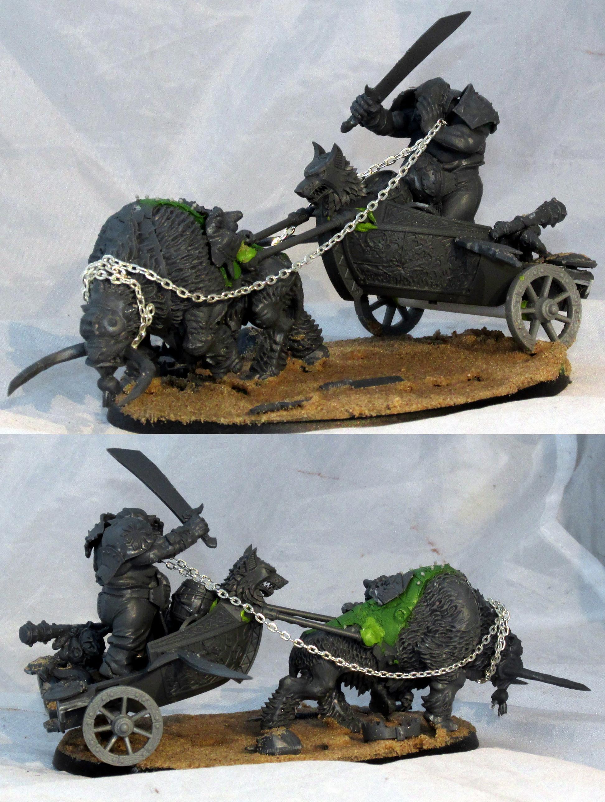 Ogre Mournfang Chariot