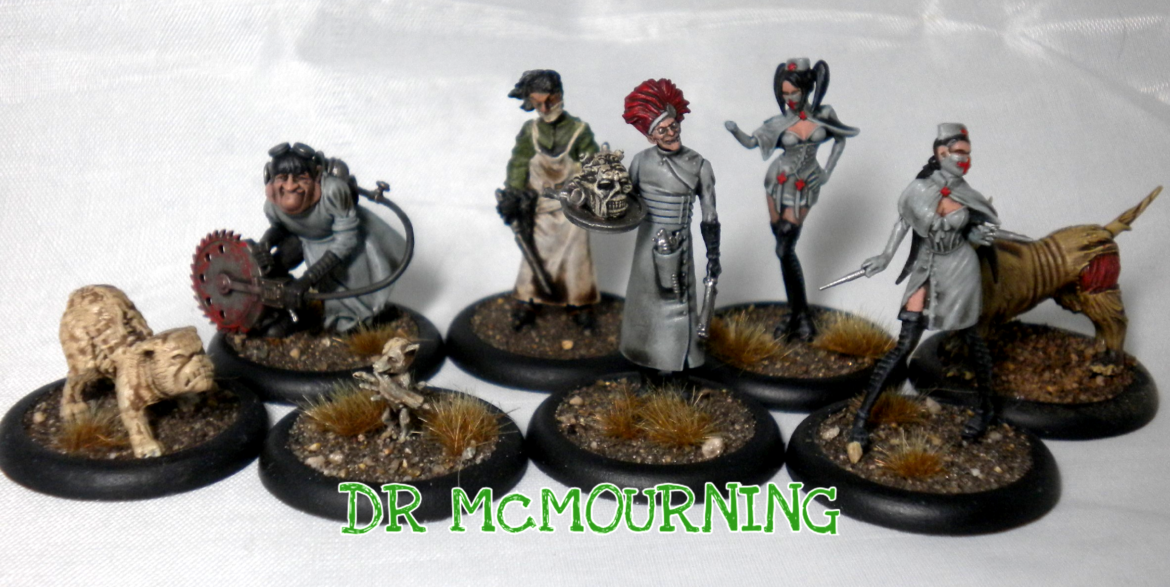 Crew, Crews, Doctor, Guild, Malifaux, Master, Mcmourning, Nurse, Poison, Ressurectionists, Rezzer