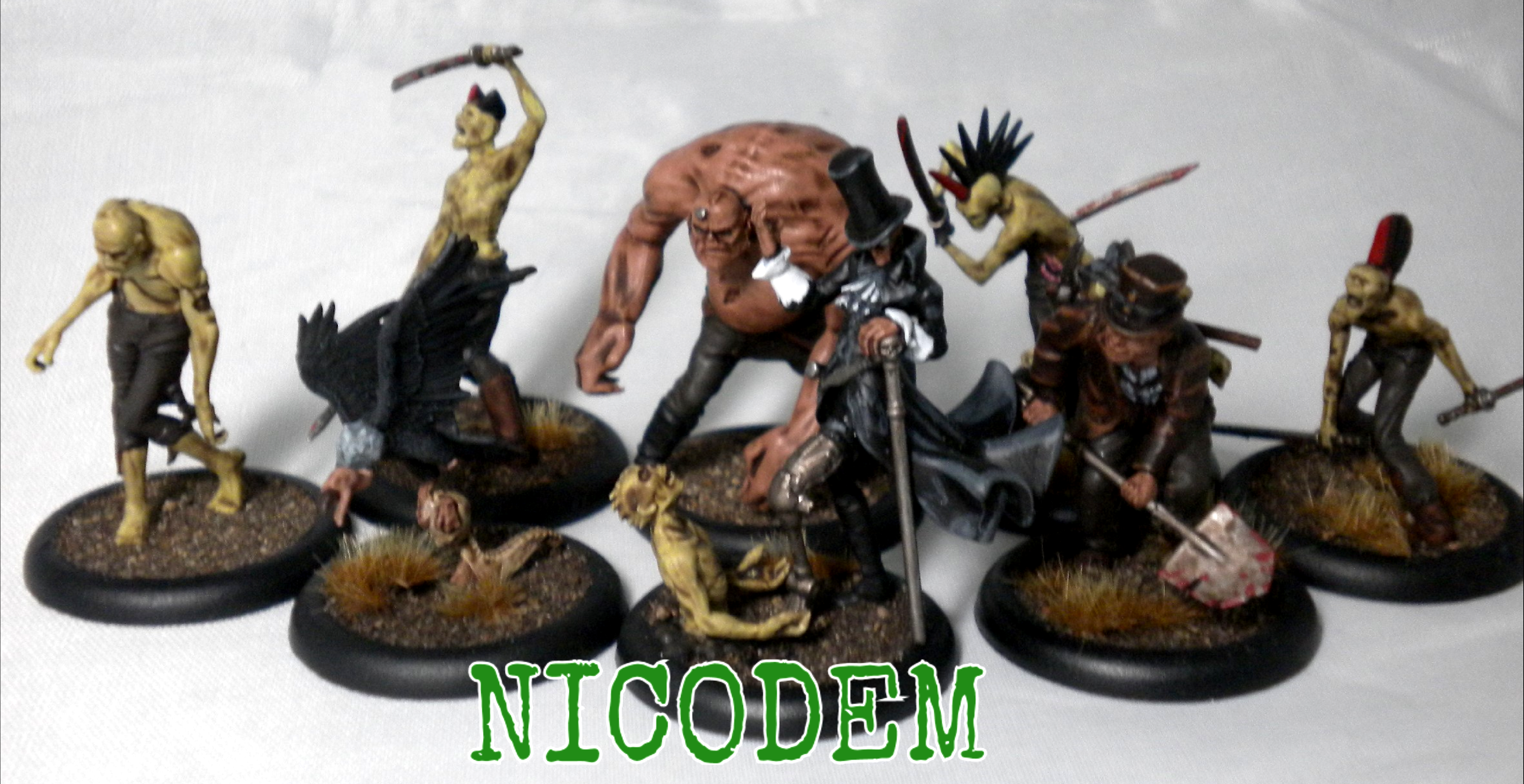 Crew, Crews, Malifaux, Master, Mortimer, Nicodem, Punk Zombies, Ressurectionist, Rezzer, Undead, Vulture, Zombie