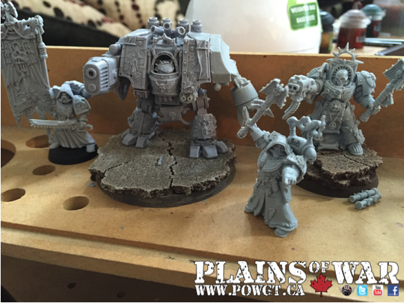 Dark Angels, Dreadnought, Forge World, Plains Of War, Pow, Warhammer 40,000, Work In Progress