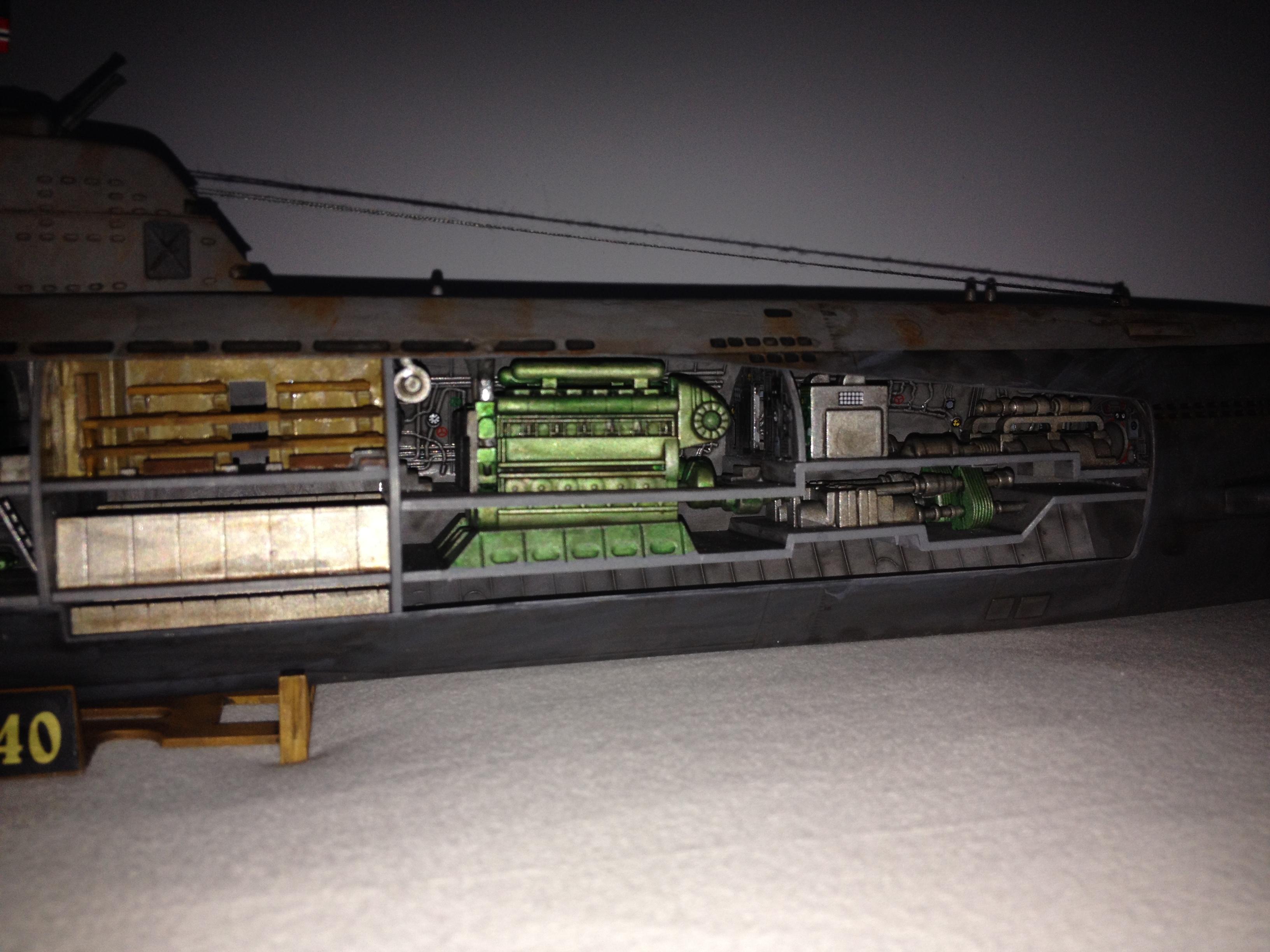 Type Xxi, U-boat, Type XXI, rear interior