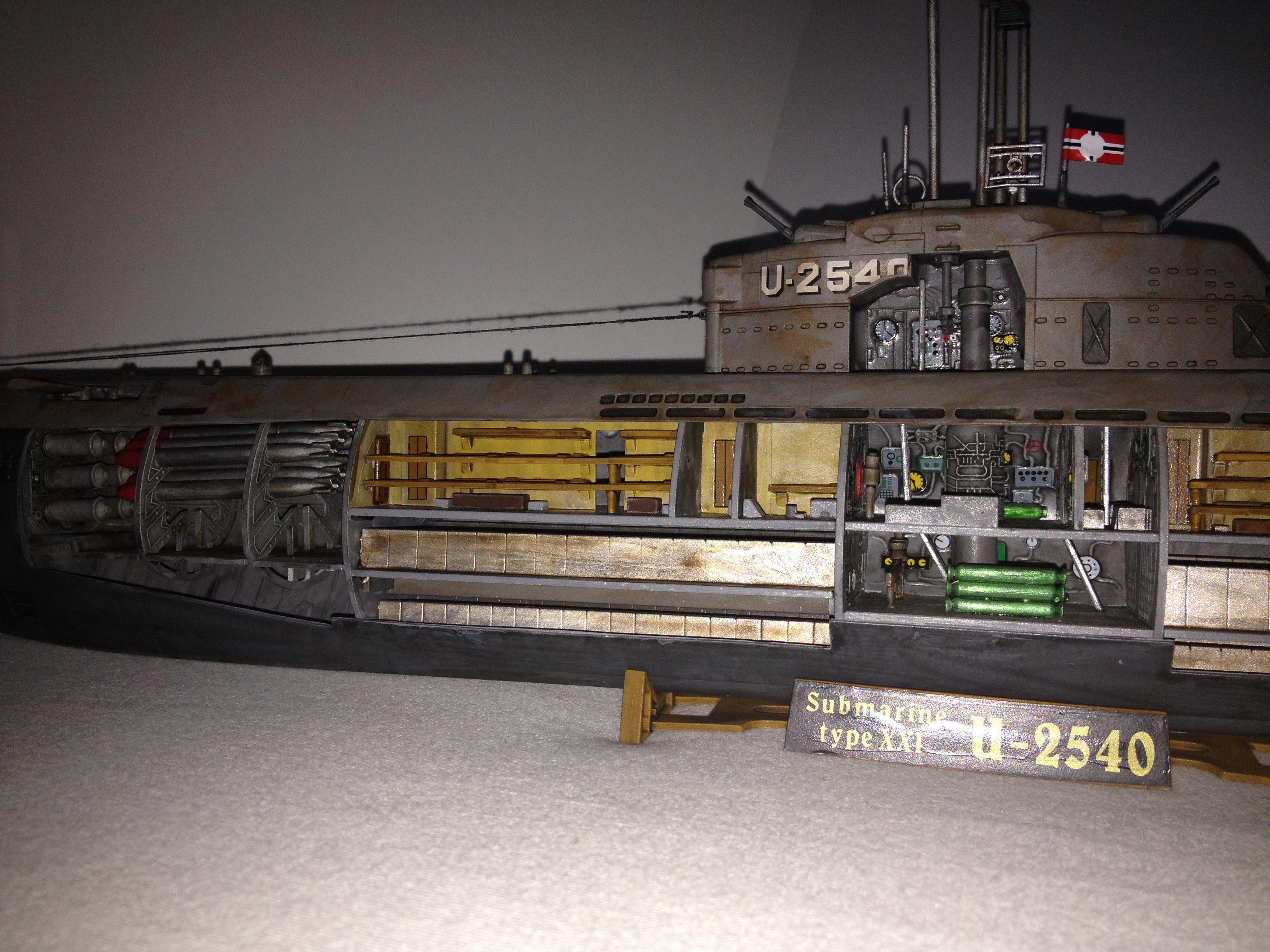 Type Xxi, U-boat, Type XXI, front interior