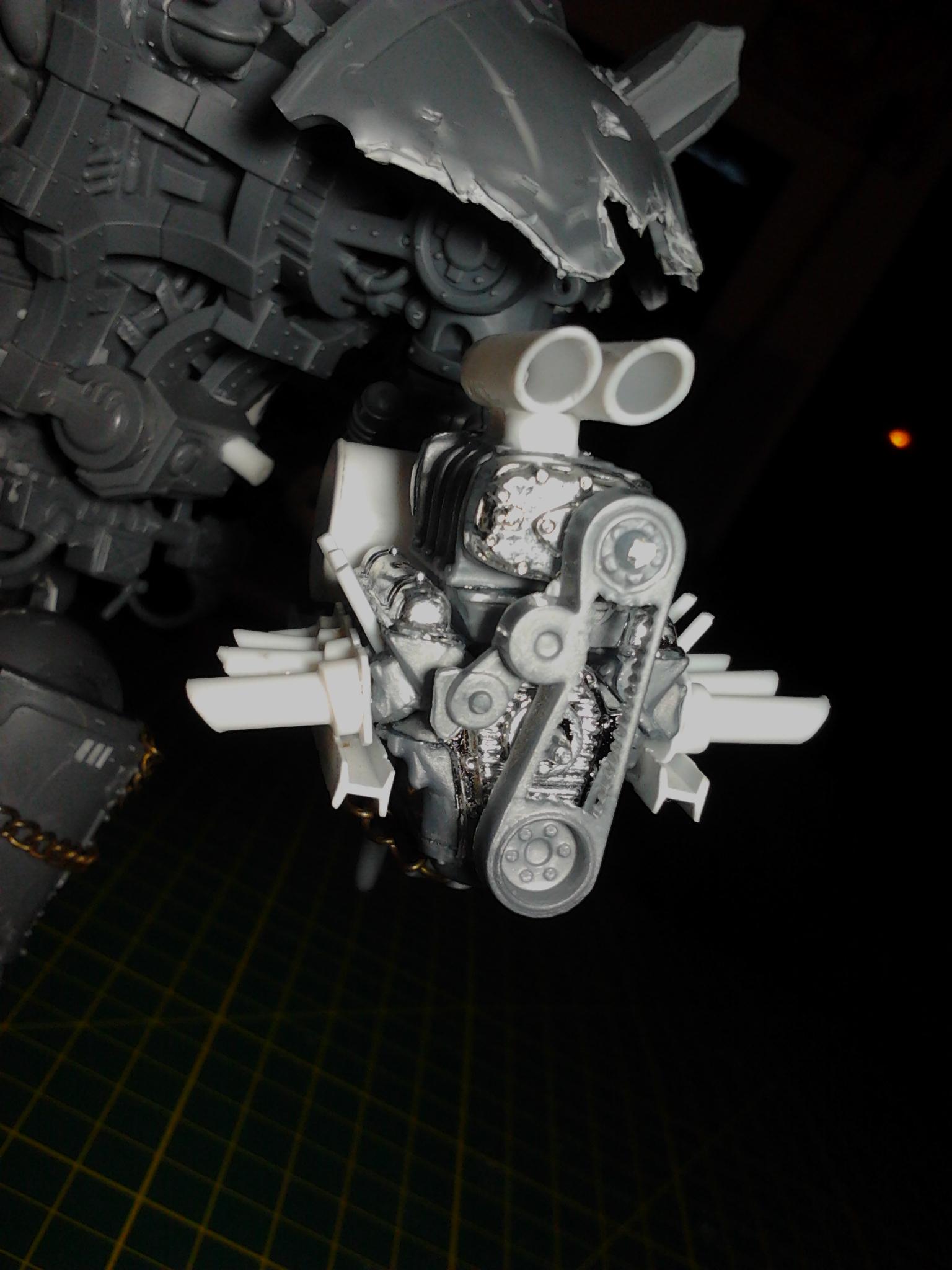 The powerplant for the gigashoota. A supercharged V8 engine >:)