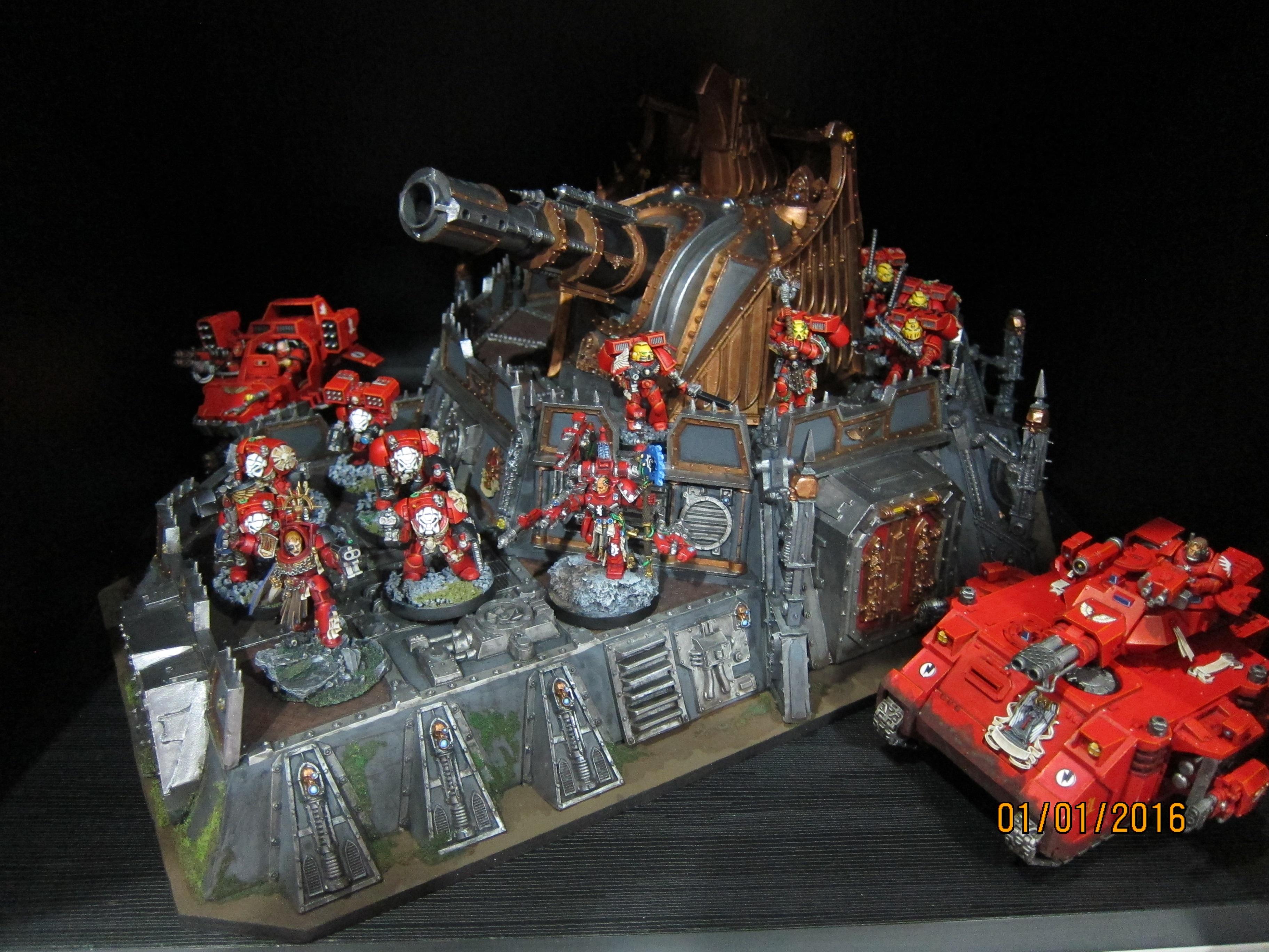 Aquilla Strongpoint, Blood Angels, Bunker, Fortress, Wall Of Martyrs