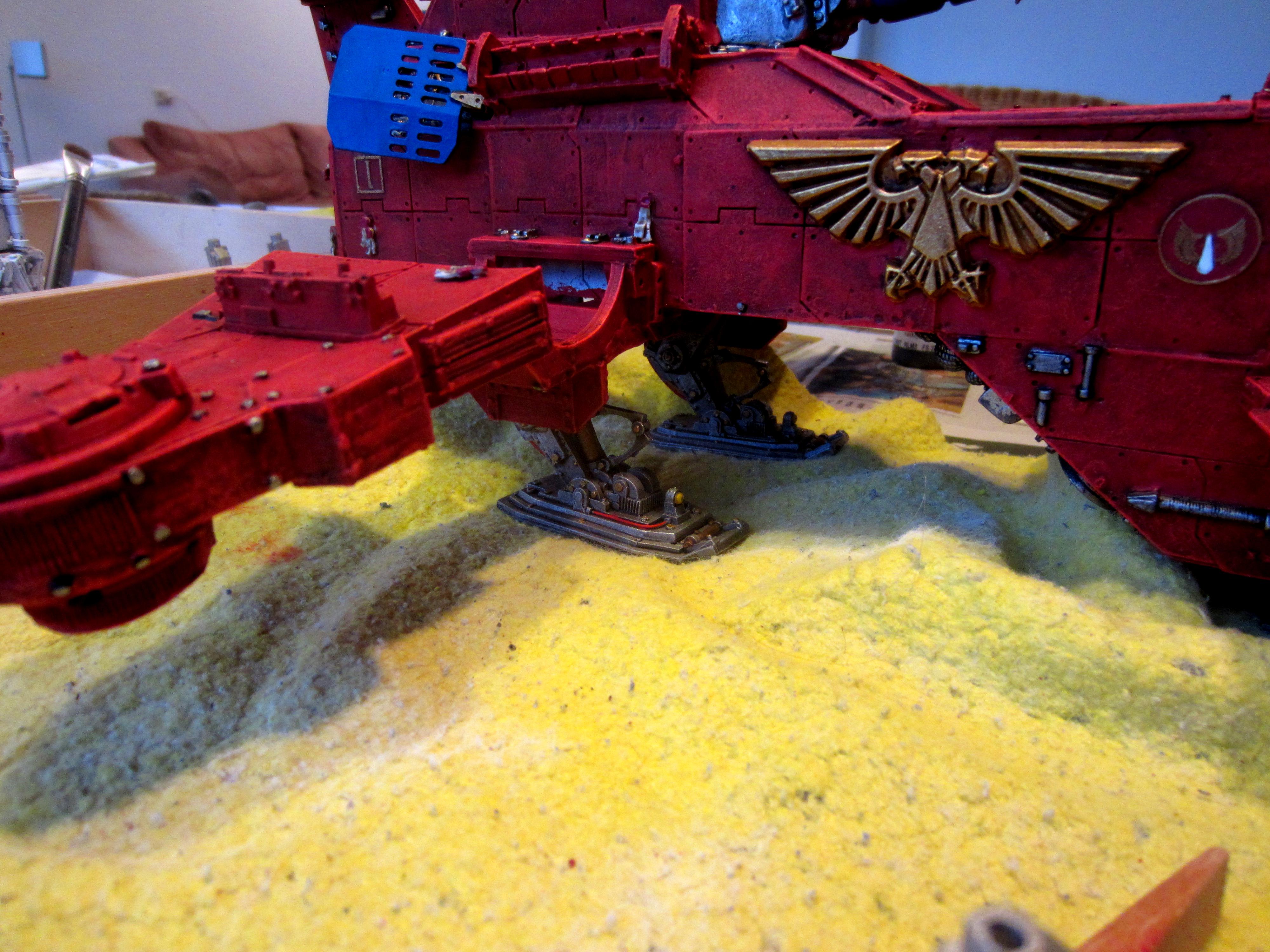Blood Angels, Metal, Out Of Production, Space Marines, Thunderhawk, Work In Progress