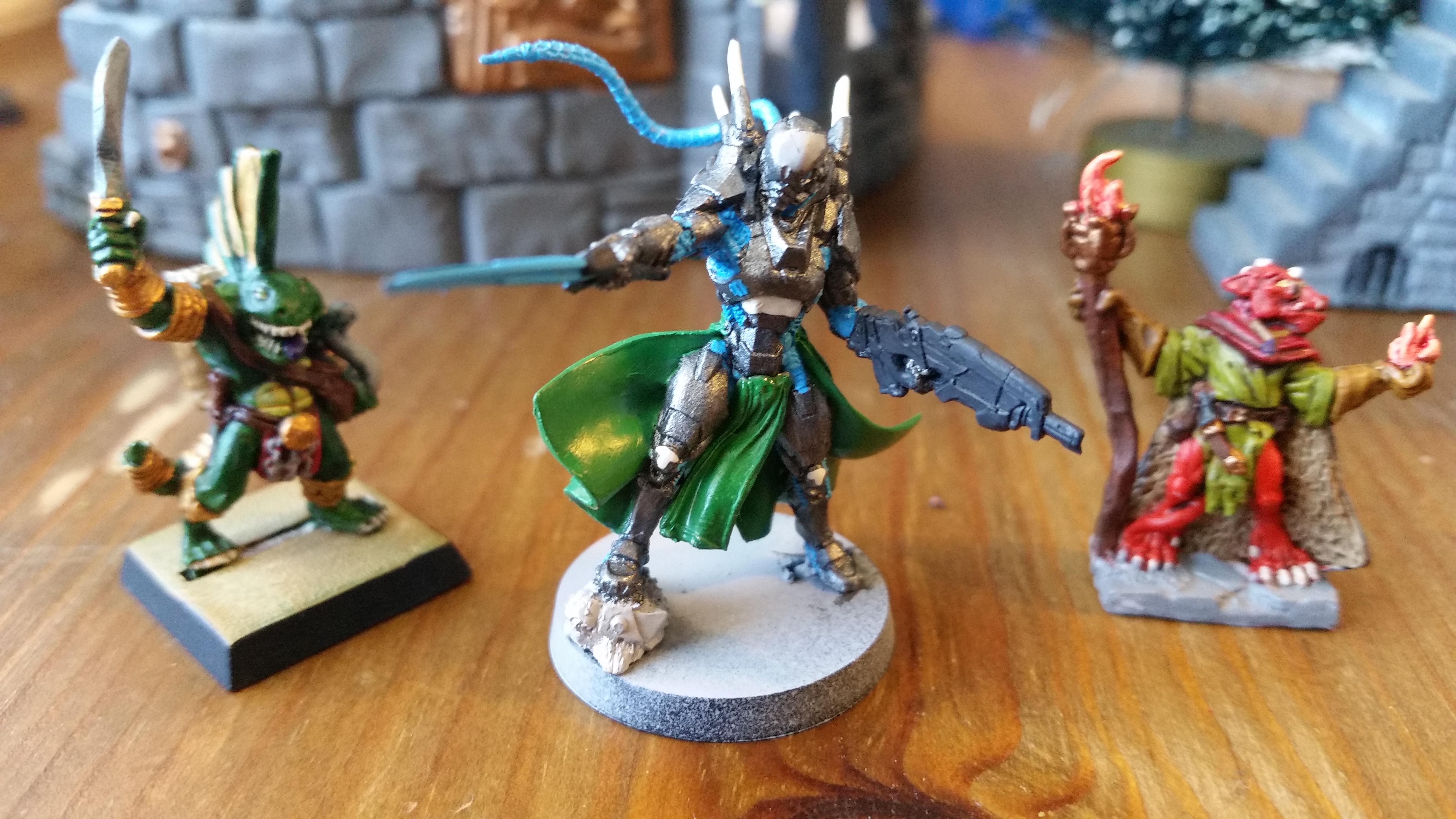 Crane Rank, Kobold, Skink Champion, Yu Jing