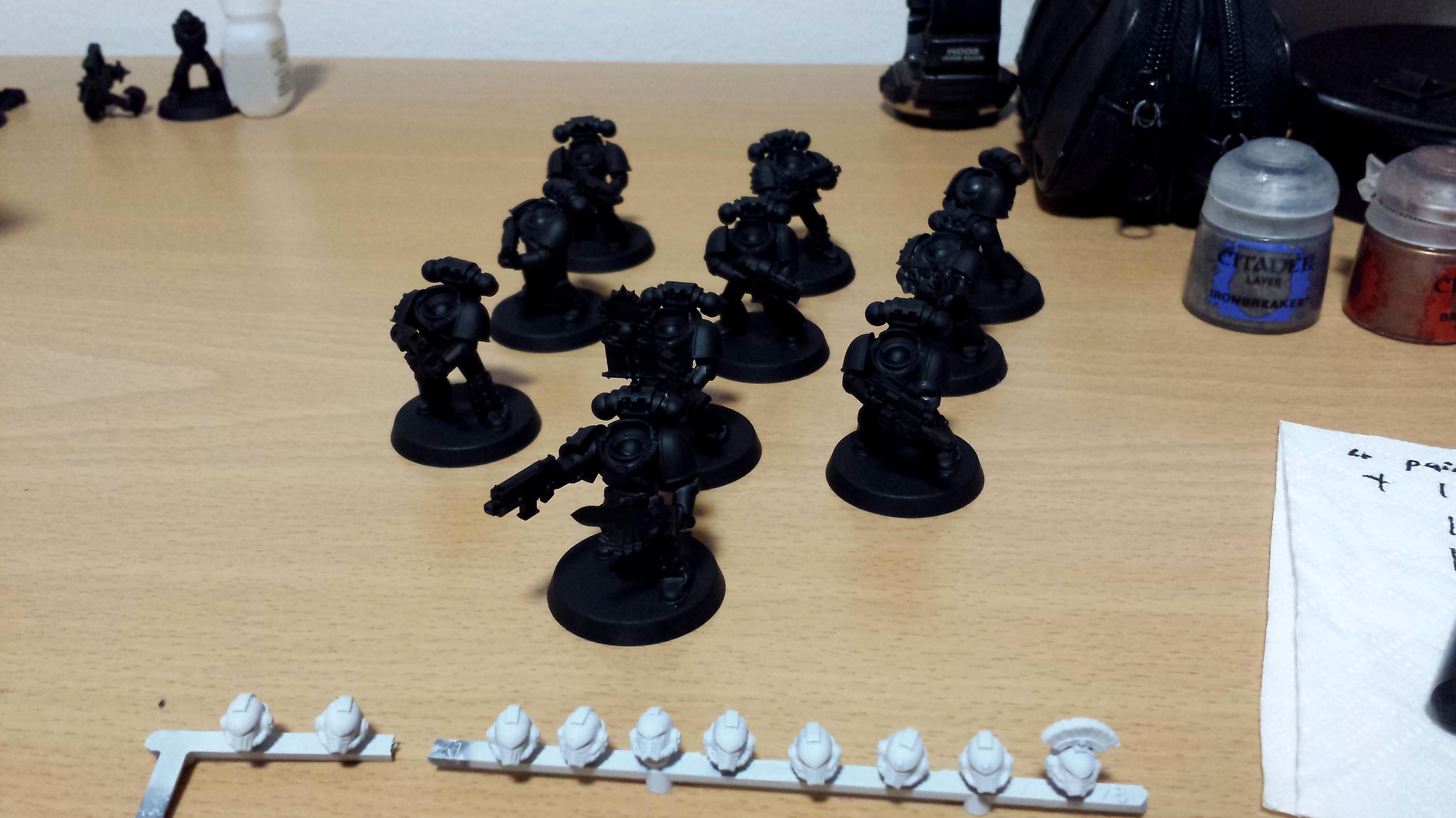 Betrayal At Calth, Blood Ravens, Deadshot, Horus Heresy, Space Marine Veterans, Sternguard, Work In Progress
