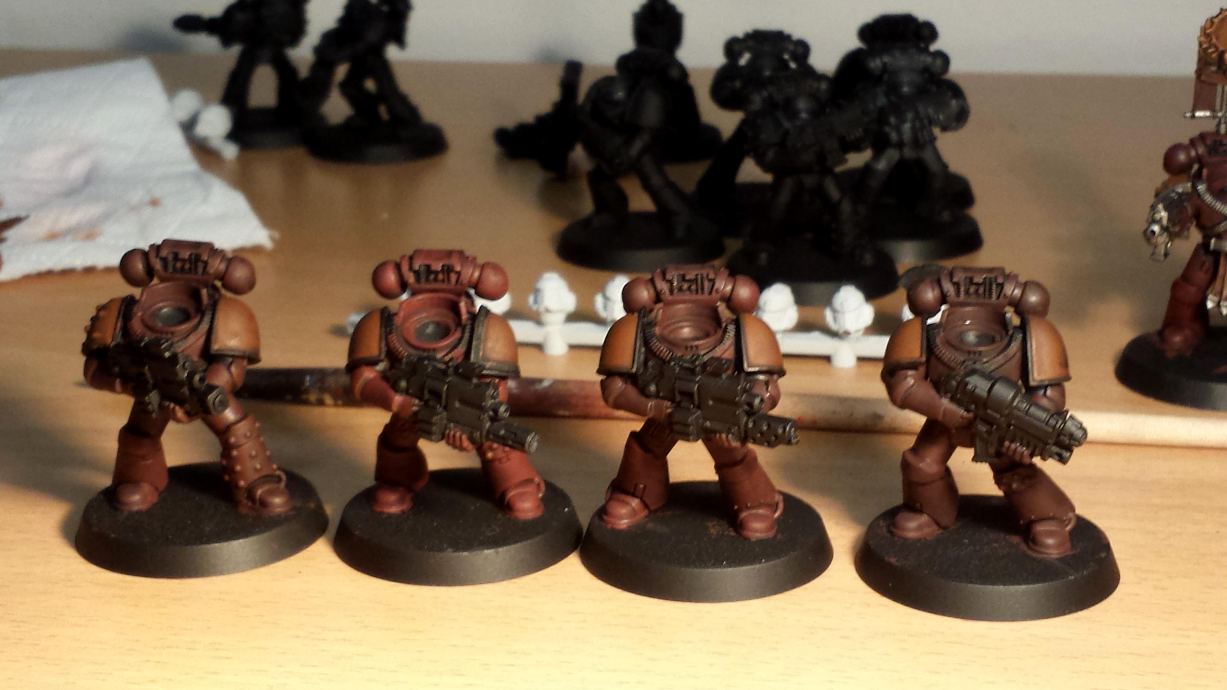 Betrayal At Calth, Blood Ravens, Deadshot, Horus Heresy, Space Marine Veterans, Sternguard, Work In Progress