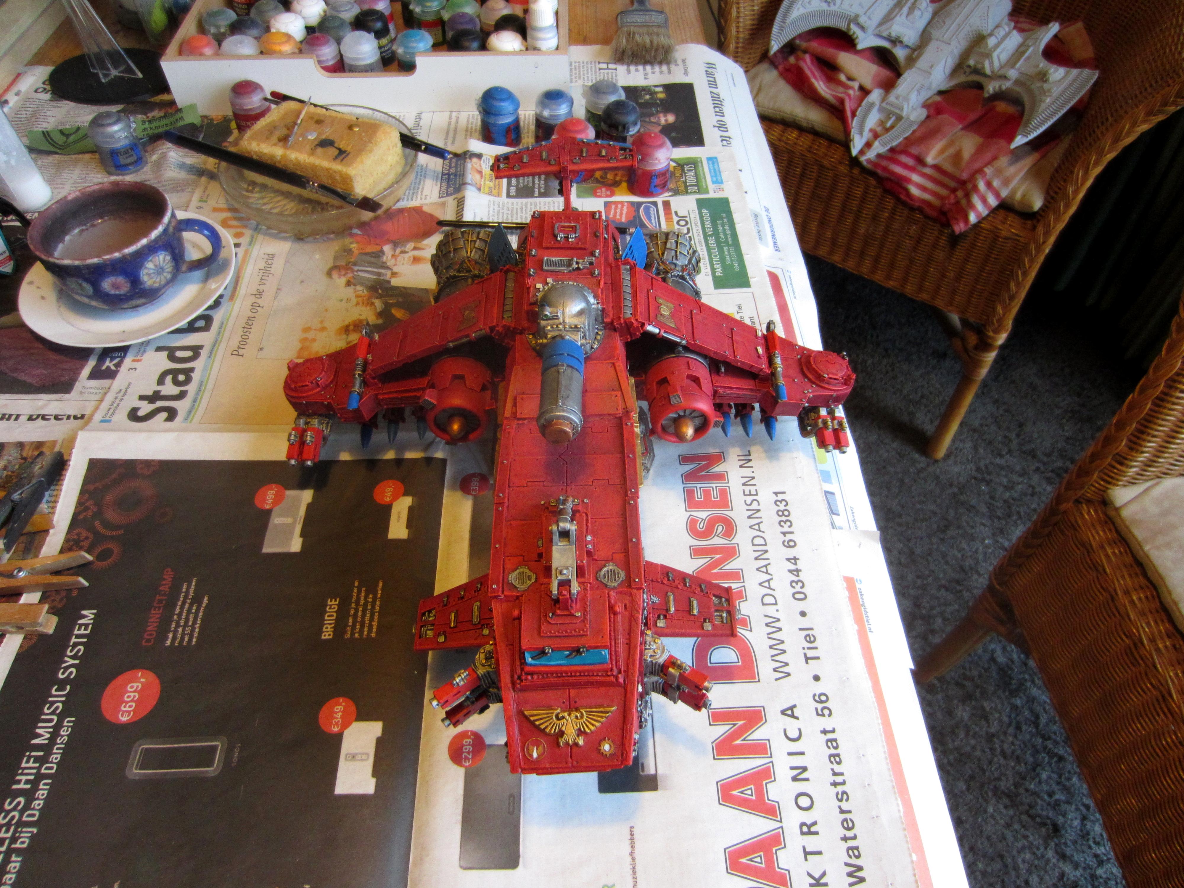 Blood Angels, Metal, Out Of Production, Space Marines, Thunderhawk