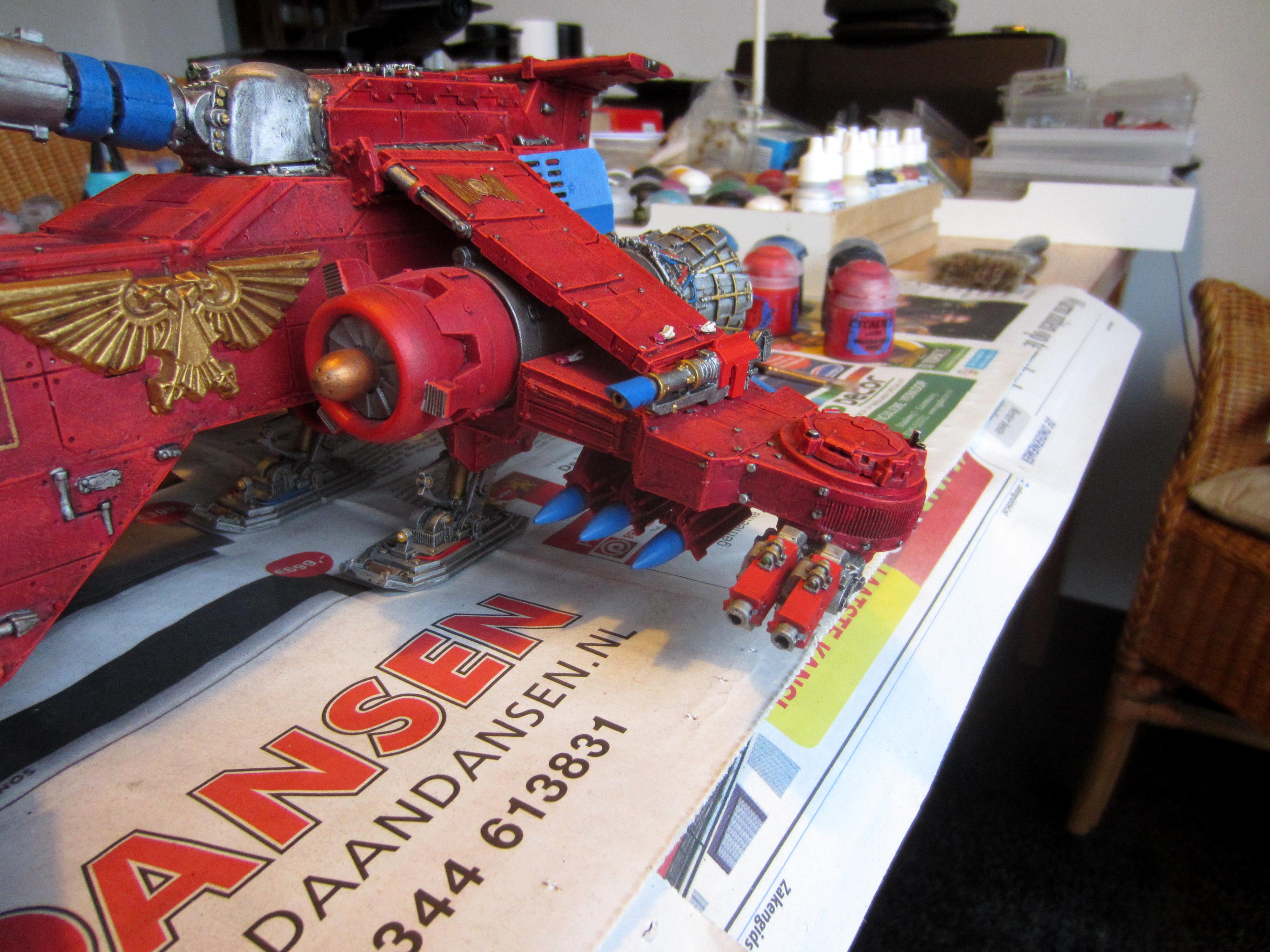 Blood Angels, Metal, Out Of Production, Space Marines, Thunderhawk