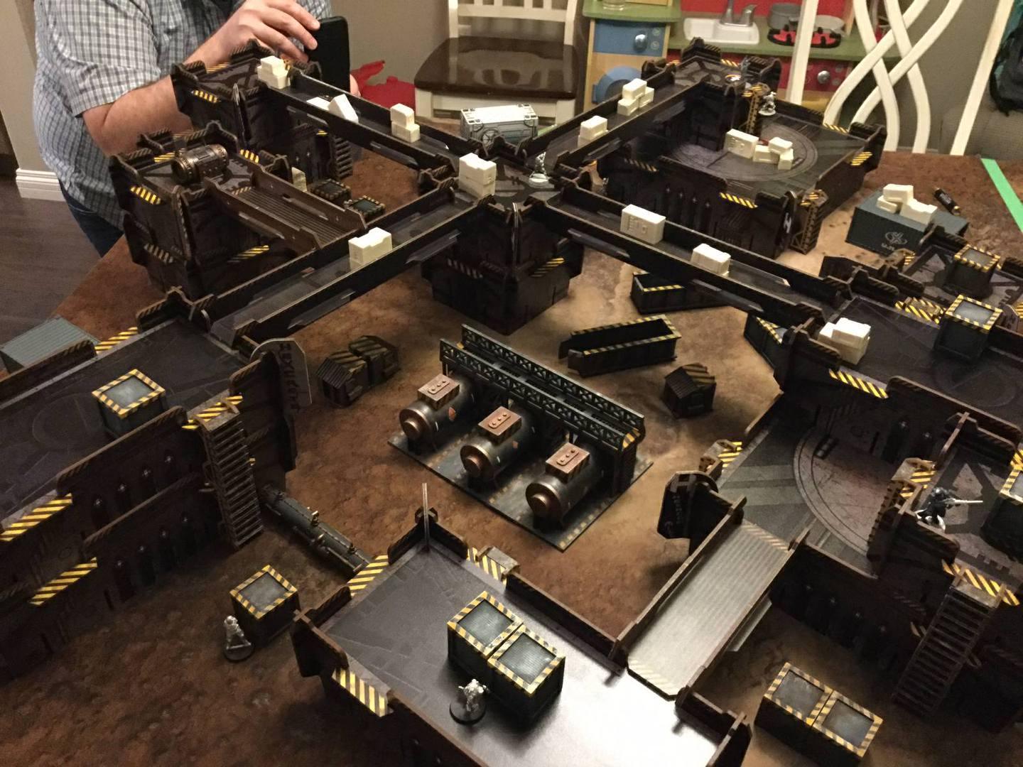 Crates, Factory, Necromunda, Terrain