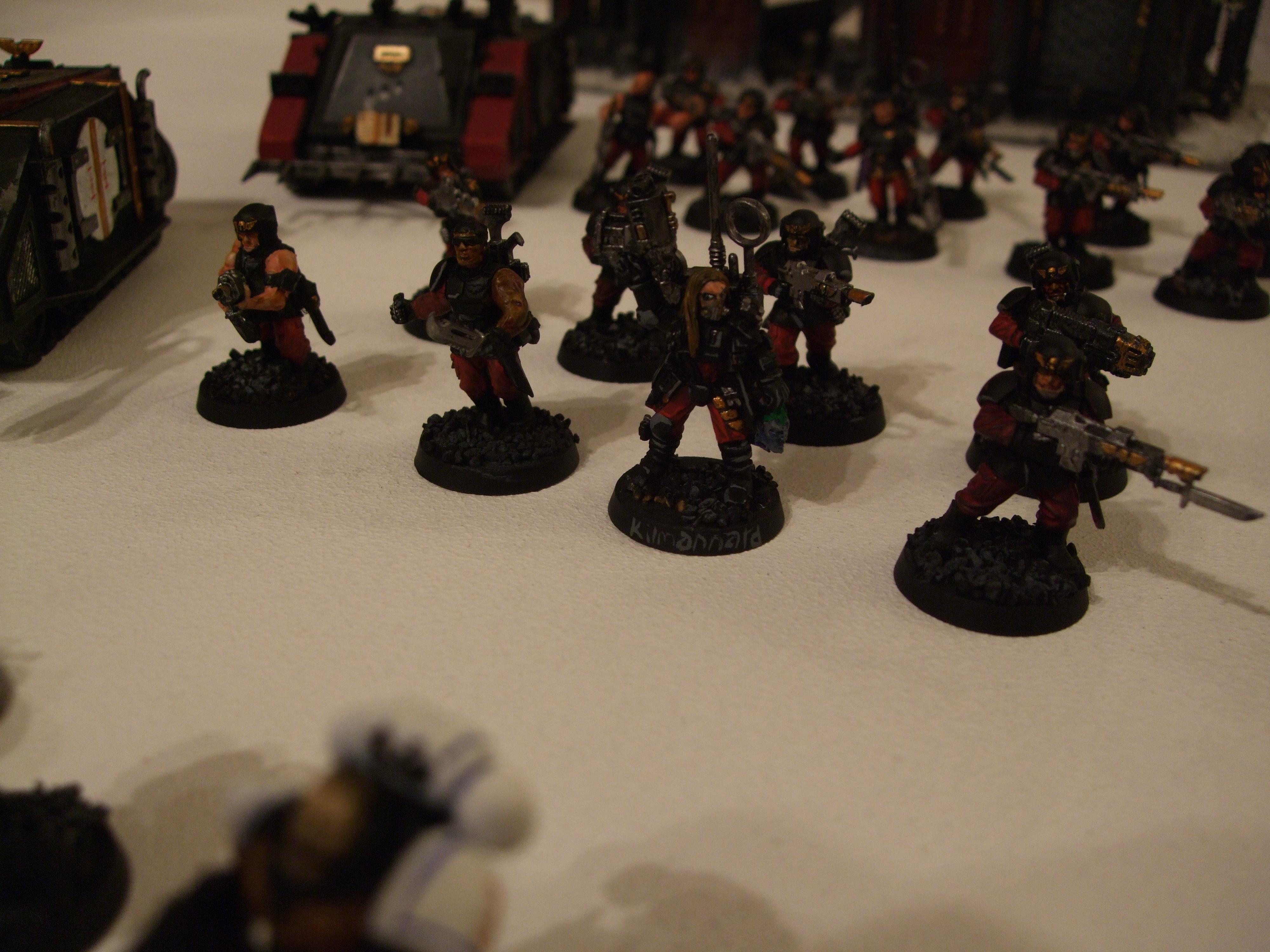 Daemonhunters, Grey Knights, Metal, Ordo Malleus, Red, Storm Troopers, Urban Base