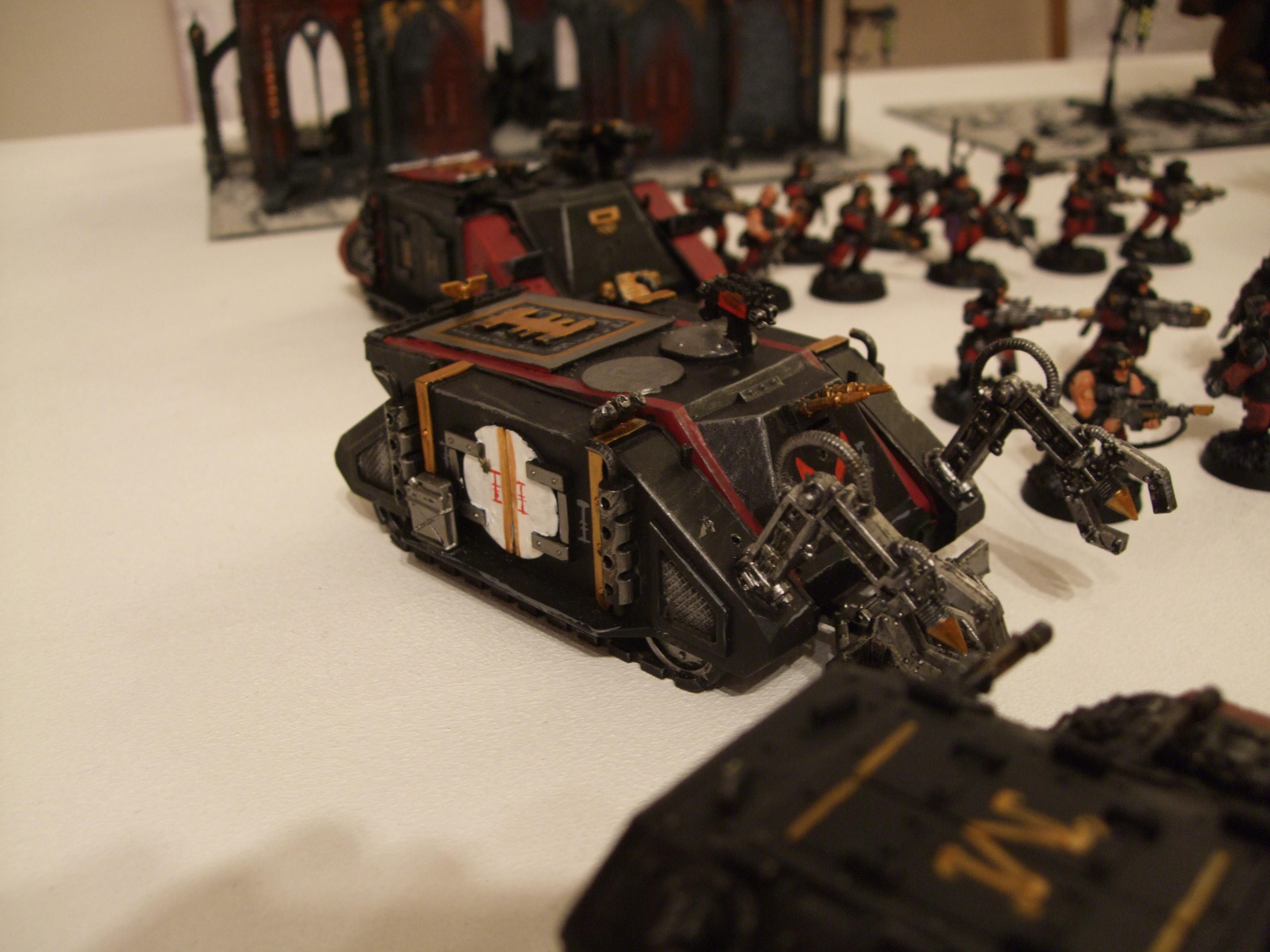 Daemonhunters, Grey Knights, Metal, Ordo Malleus, Red, Storm Troopers, Urban Base