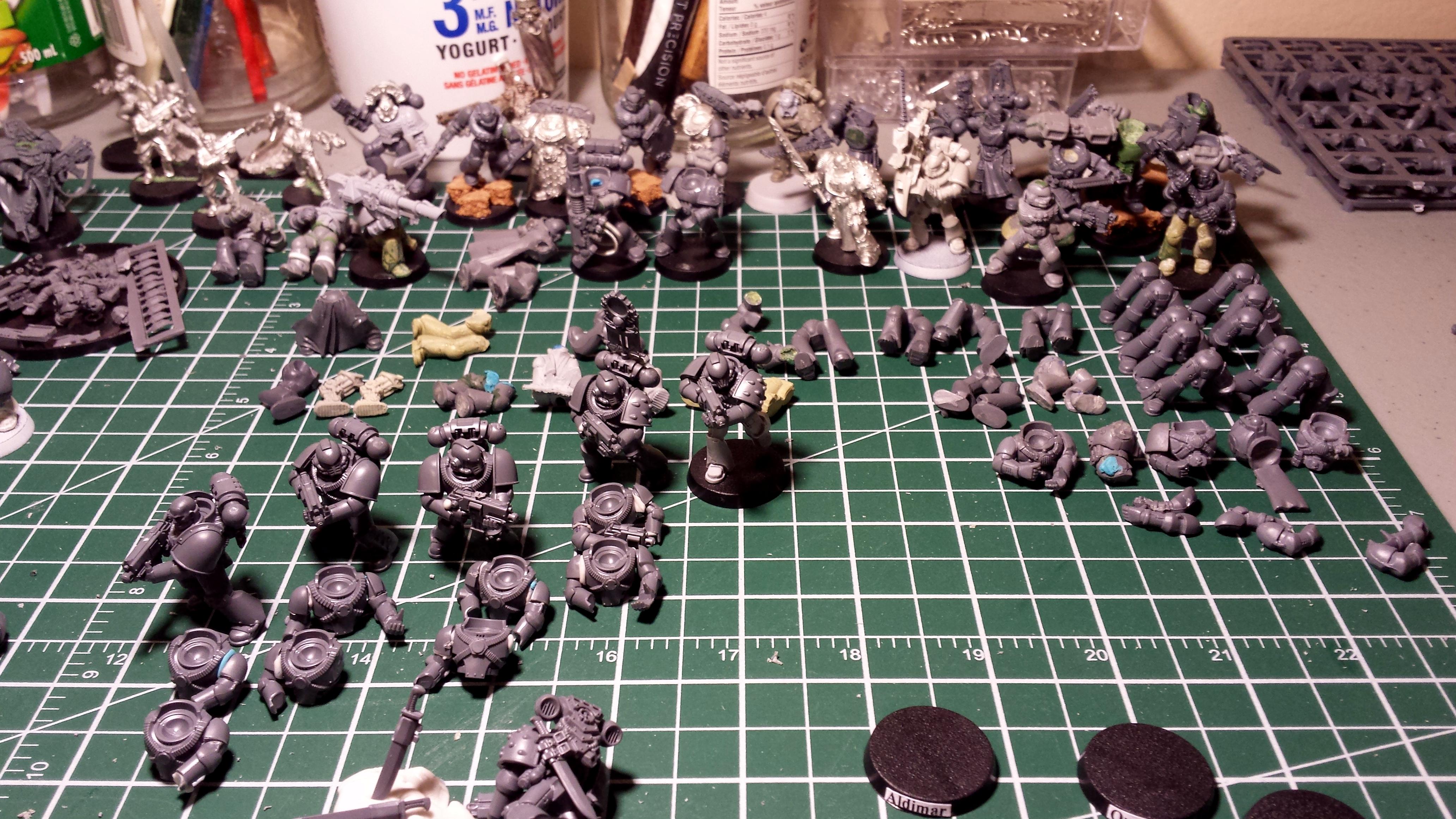 Bac, Madness, Space Marines, Work In Progress