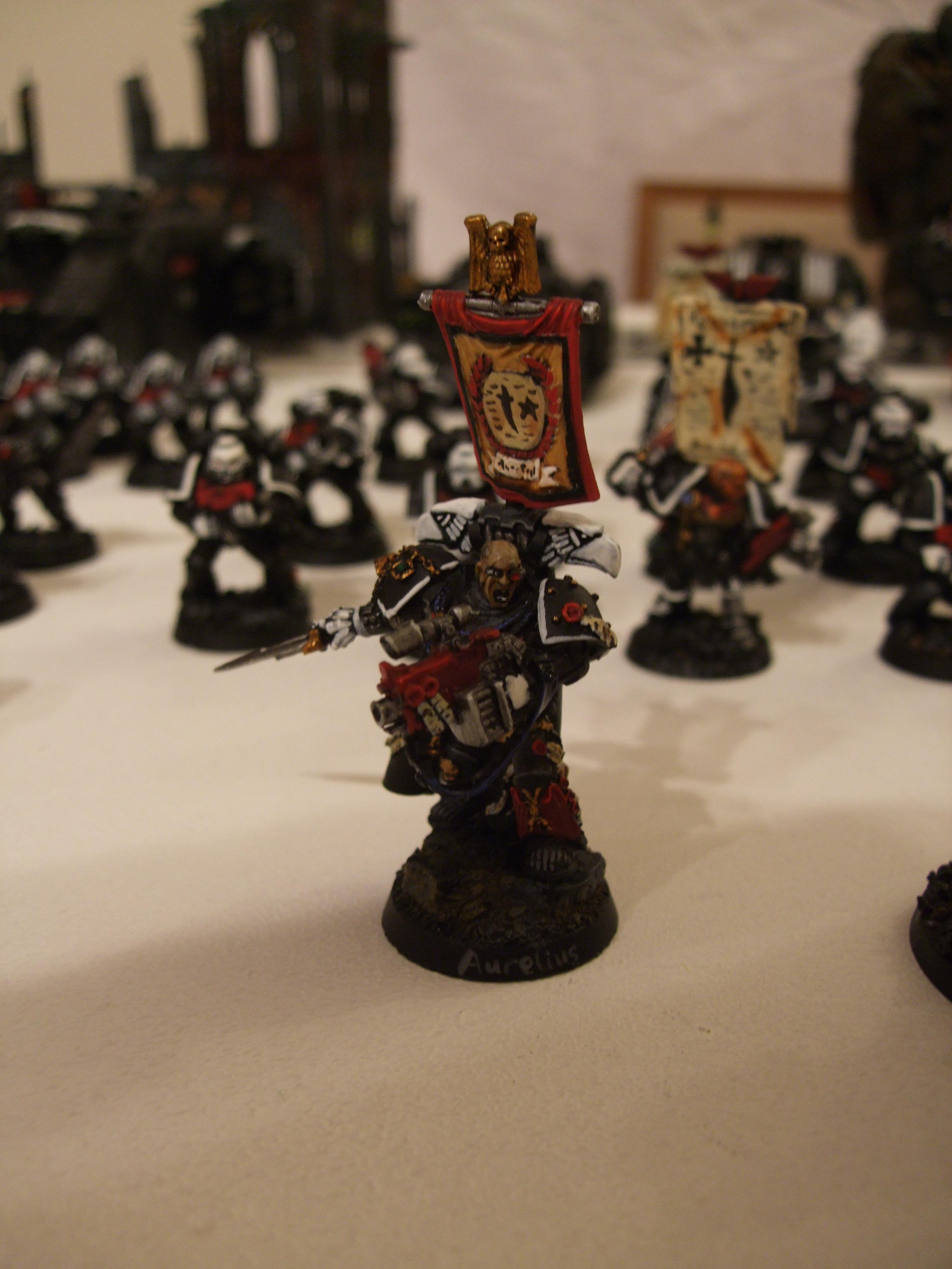 Black, Divine Exorcists, Space Marines, Urban Base, Warhammer 40,000