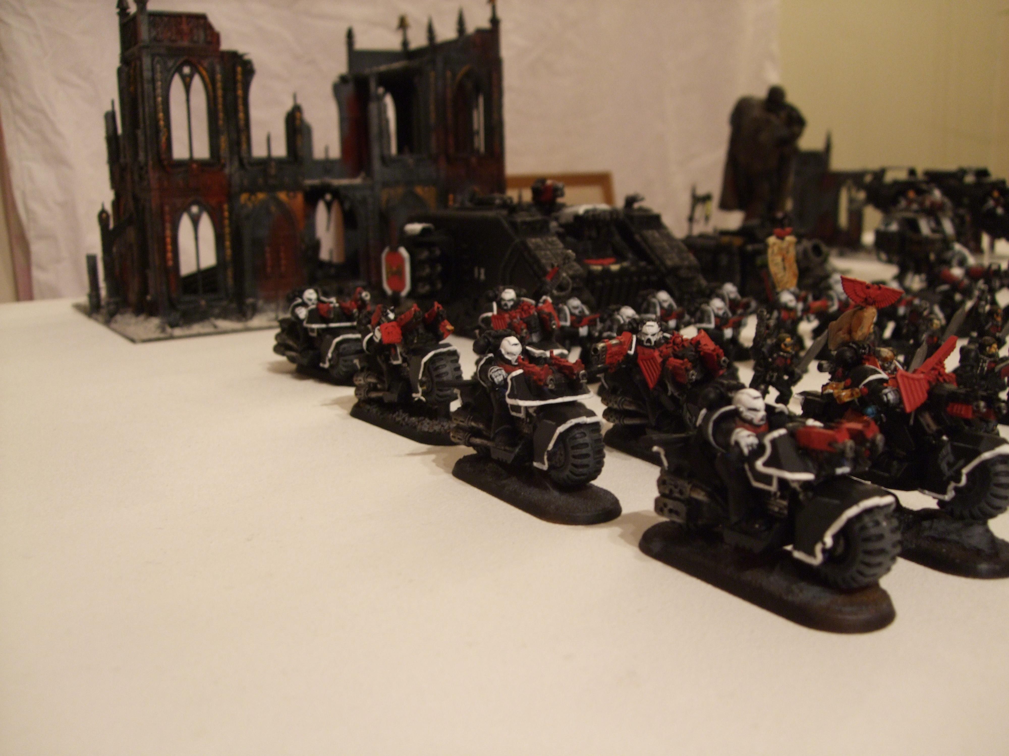 Black, Divine Exorcists, Space Marines, Urban Base, Warhammer 40,000