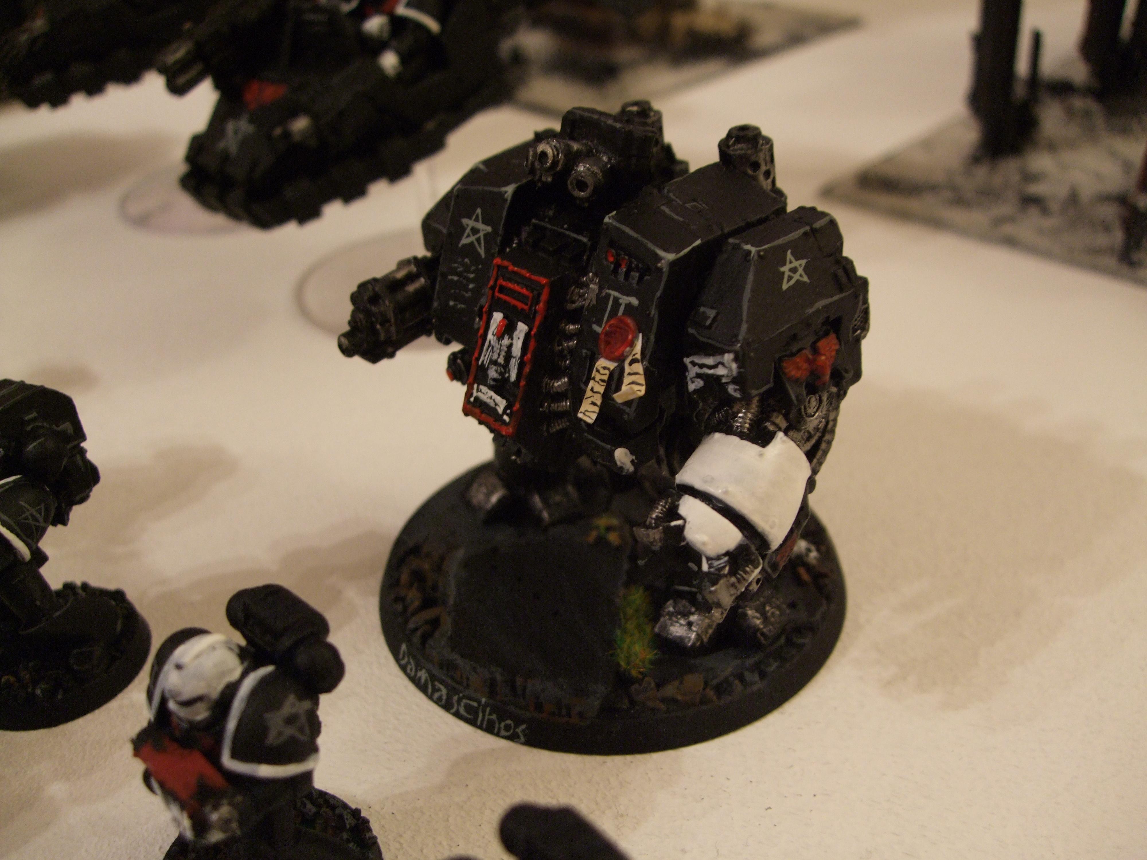 Black, Divine Exorcists, Space Marines, Urban Base, Warhammer 40,000