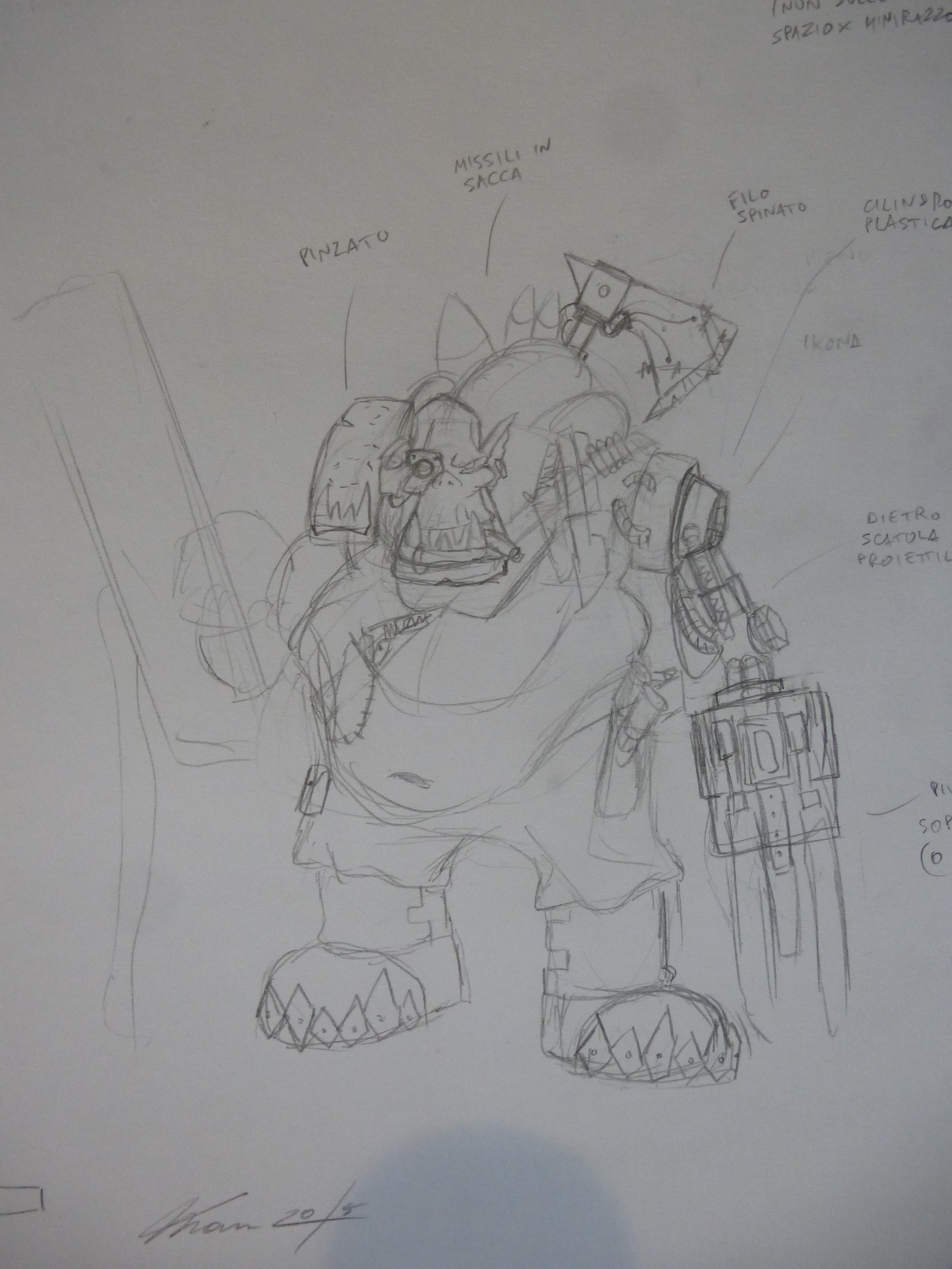 fat ork sketch