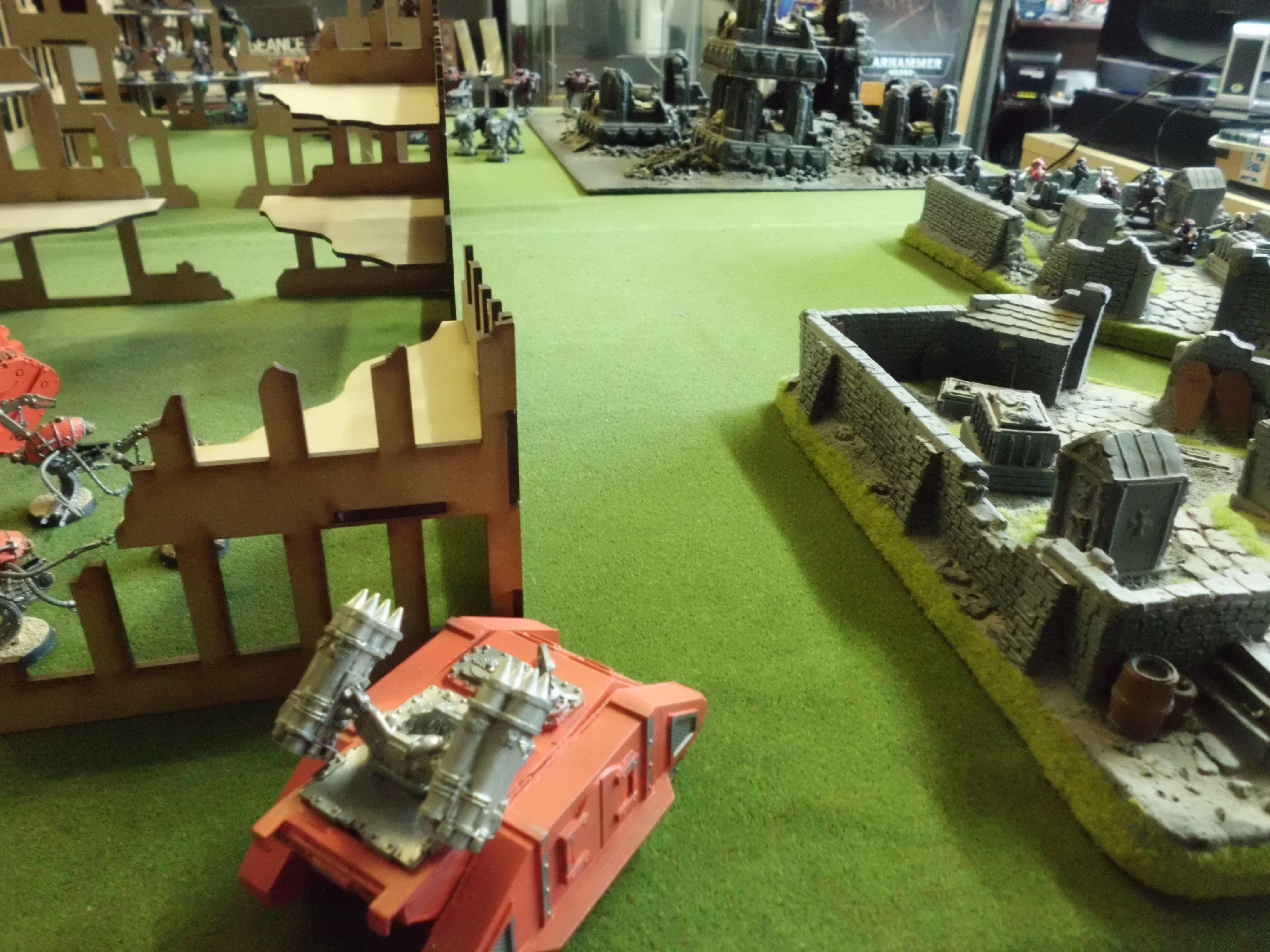 view from deployment zone right side