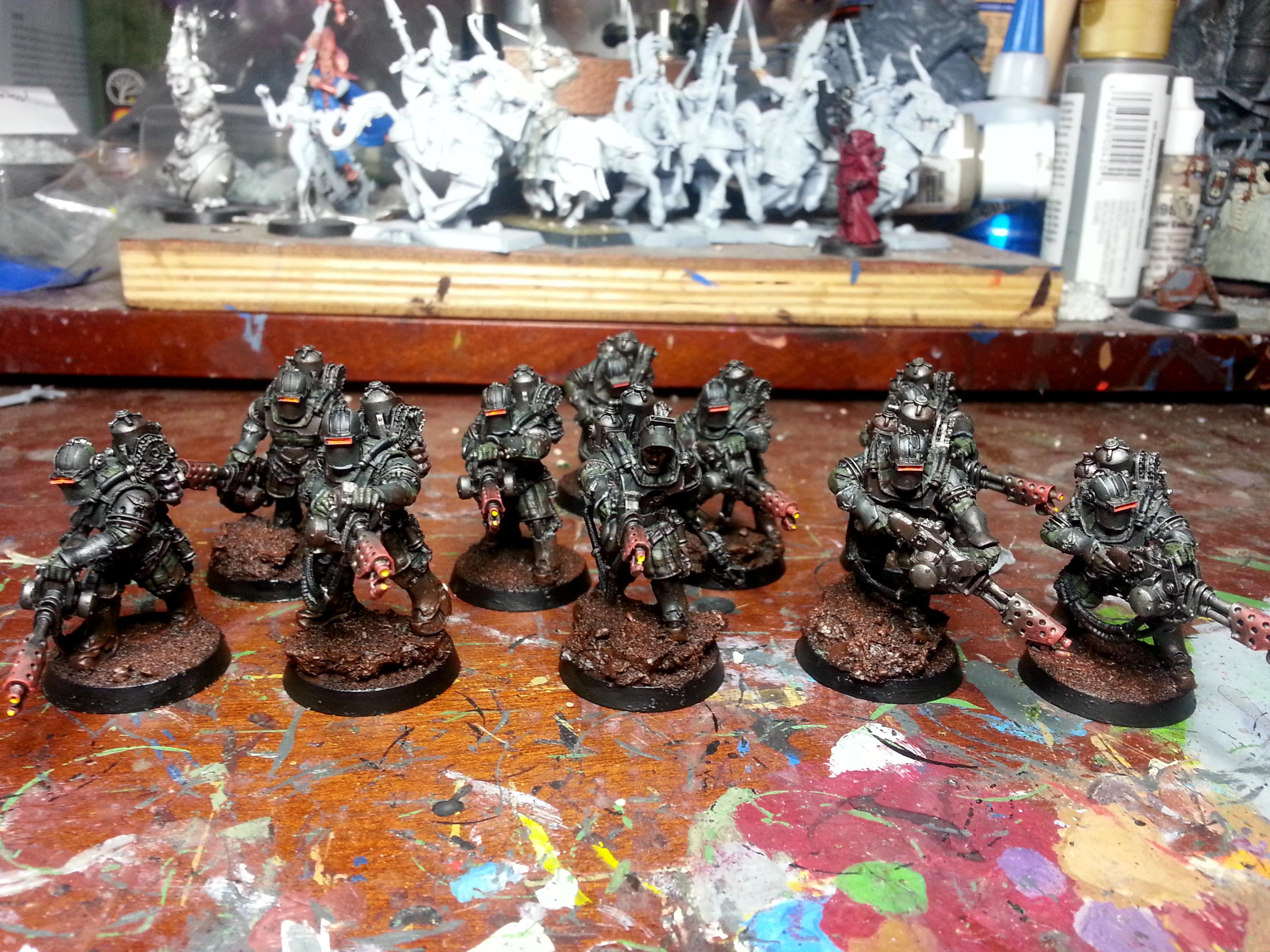 30k, Solar Auxilia, solar auxilia flamer squad