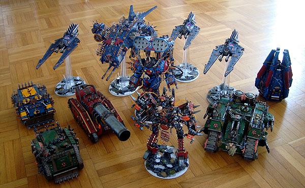 Chaos, Chaos Space Marines, Conversion, Flyer, Hell Blade, Land Raider, Night Lords, Rhino, Scratch Build, Storm Eagle
