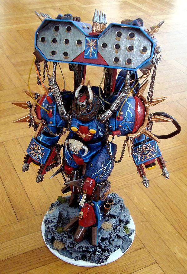 Chaos, Chaos Space Marines, Conversion, Flyer, Knights, Night Lords, Scratch Build, Titan