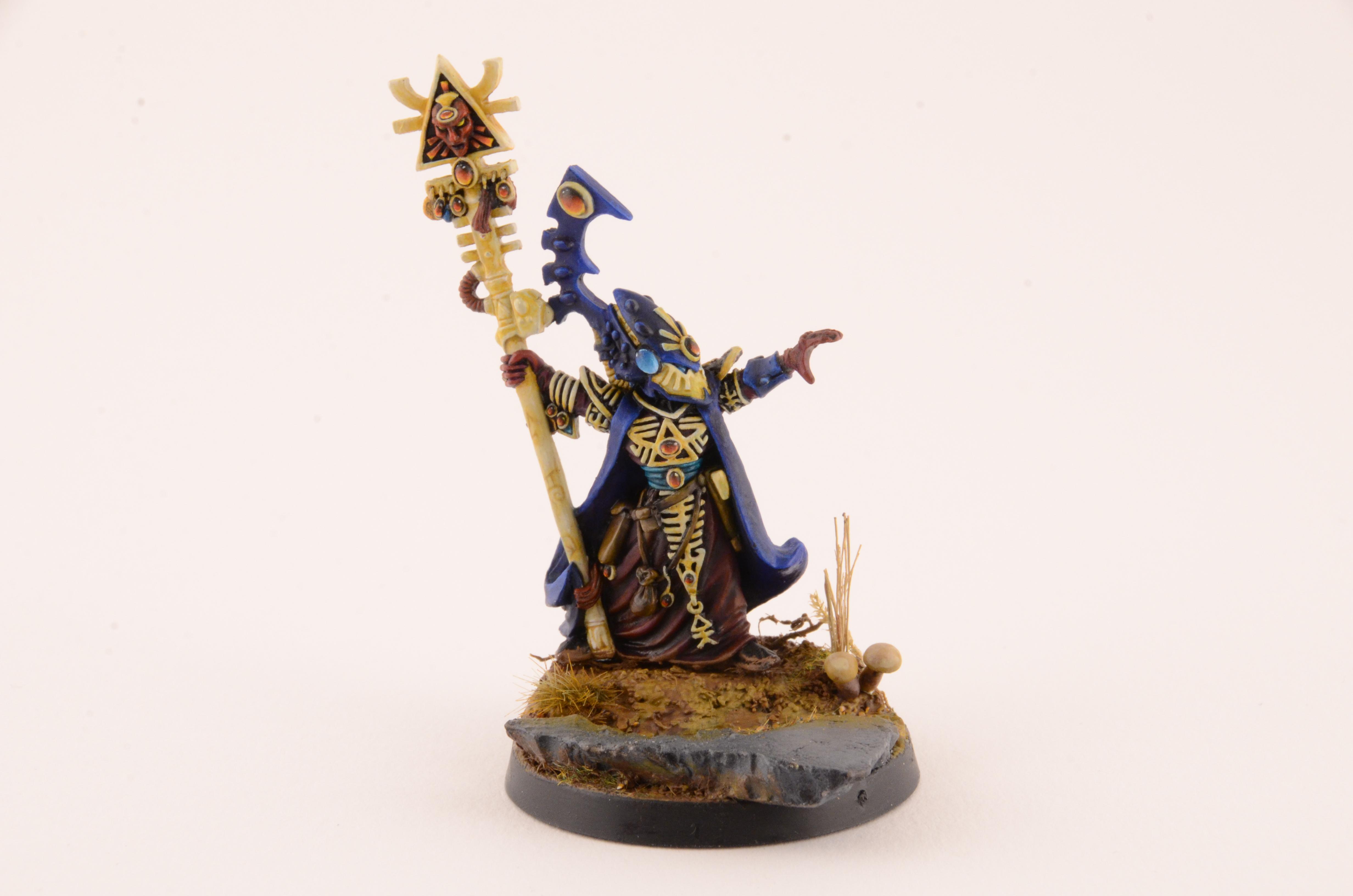 Conversation, Eldar, Eldar Eldrad, Eldrad, Freehand, Warhammer 40,000, Xenos