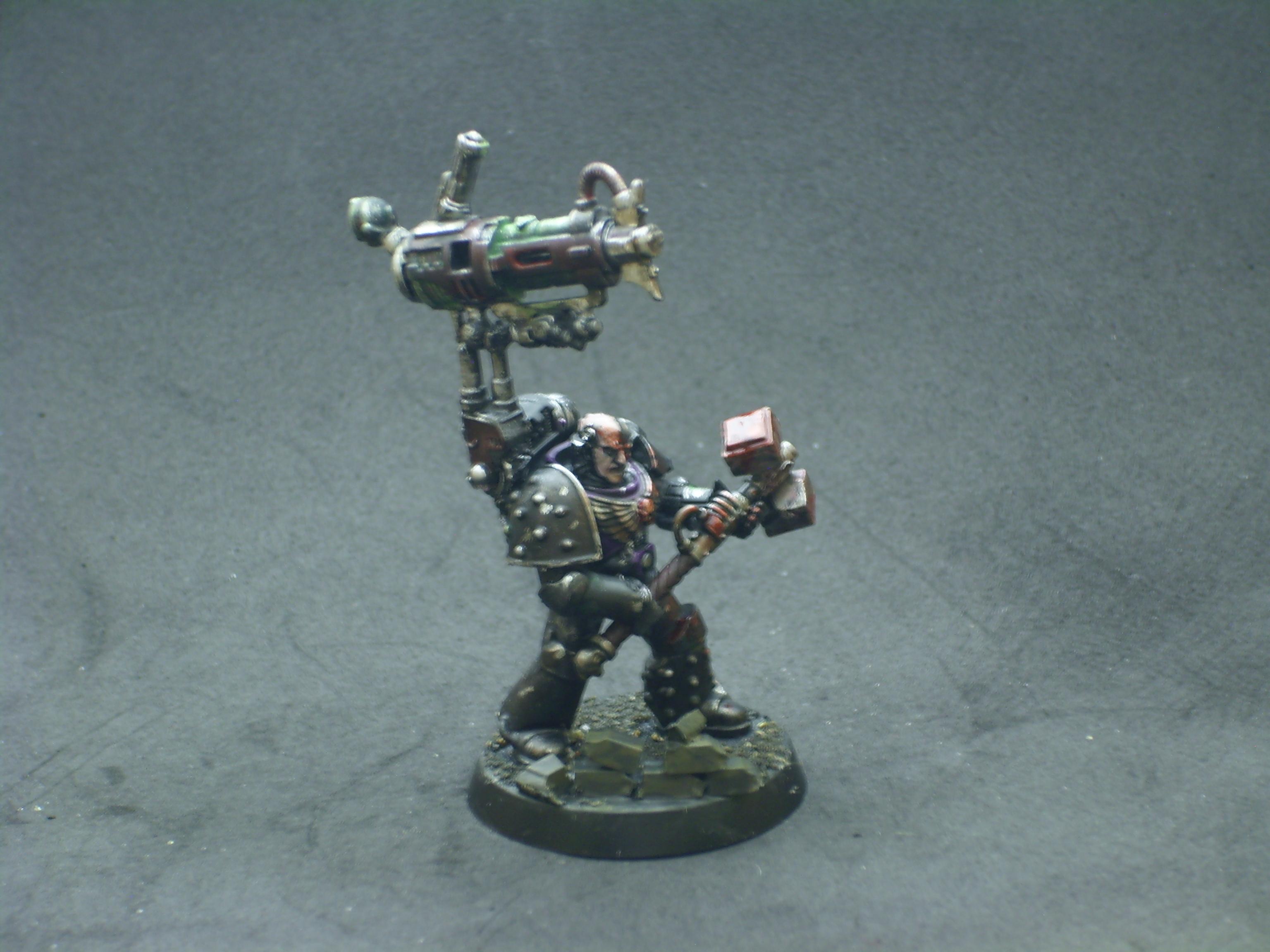 30k, Horus Heresy, Iron Hands, Istvaan, Master Of The Force, Metallics, Shattered Legions, Space Marines, Techmarine, Warhammer 40,000, Weathered