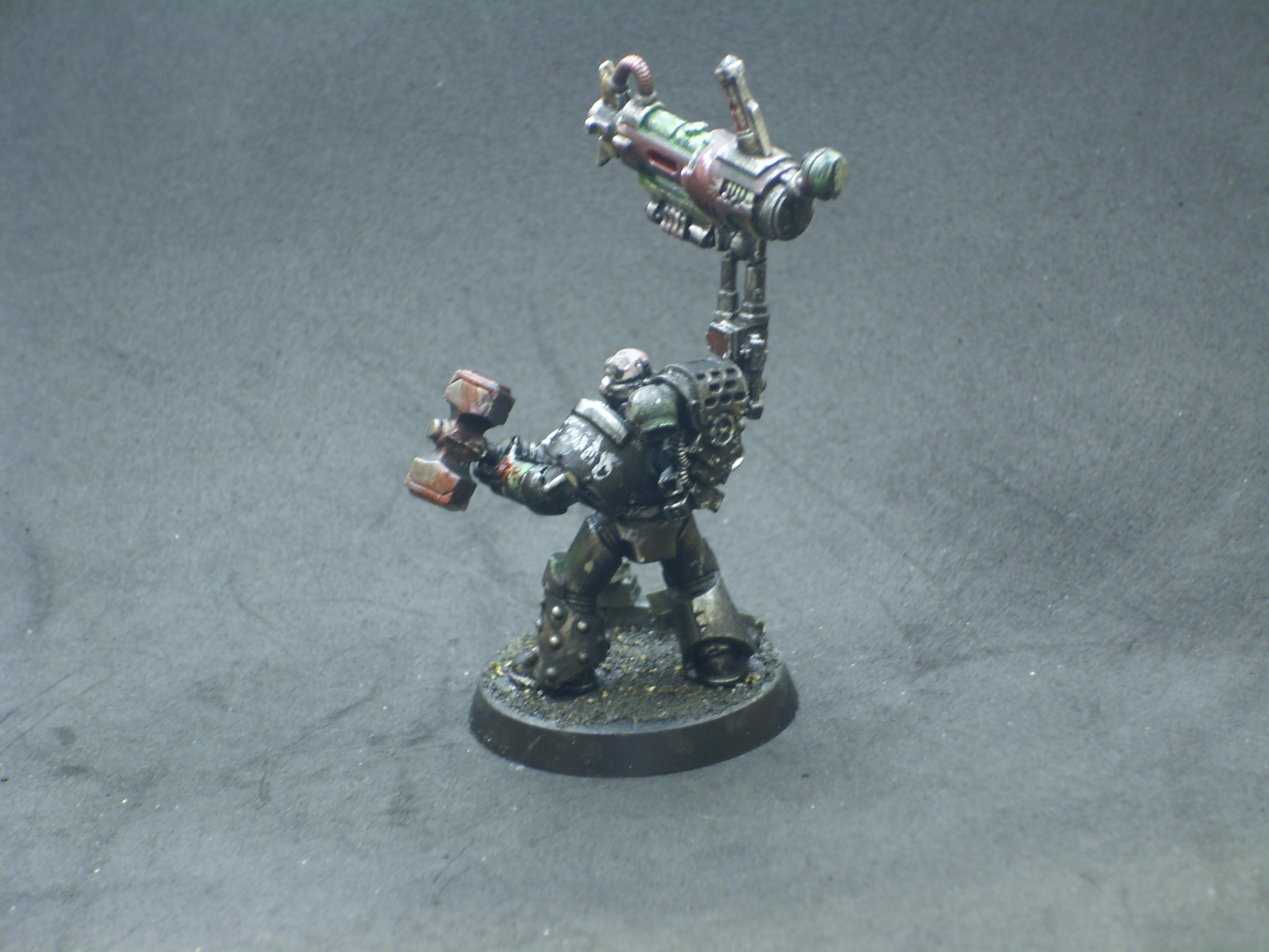 30k, Horus Heresy, Iron Hands, Istvaan, Master Of The Force, Metallics, Shattered Legions, Space Marines, Techmarine, Warhammer 40,000, Weathered