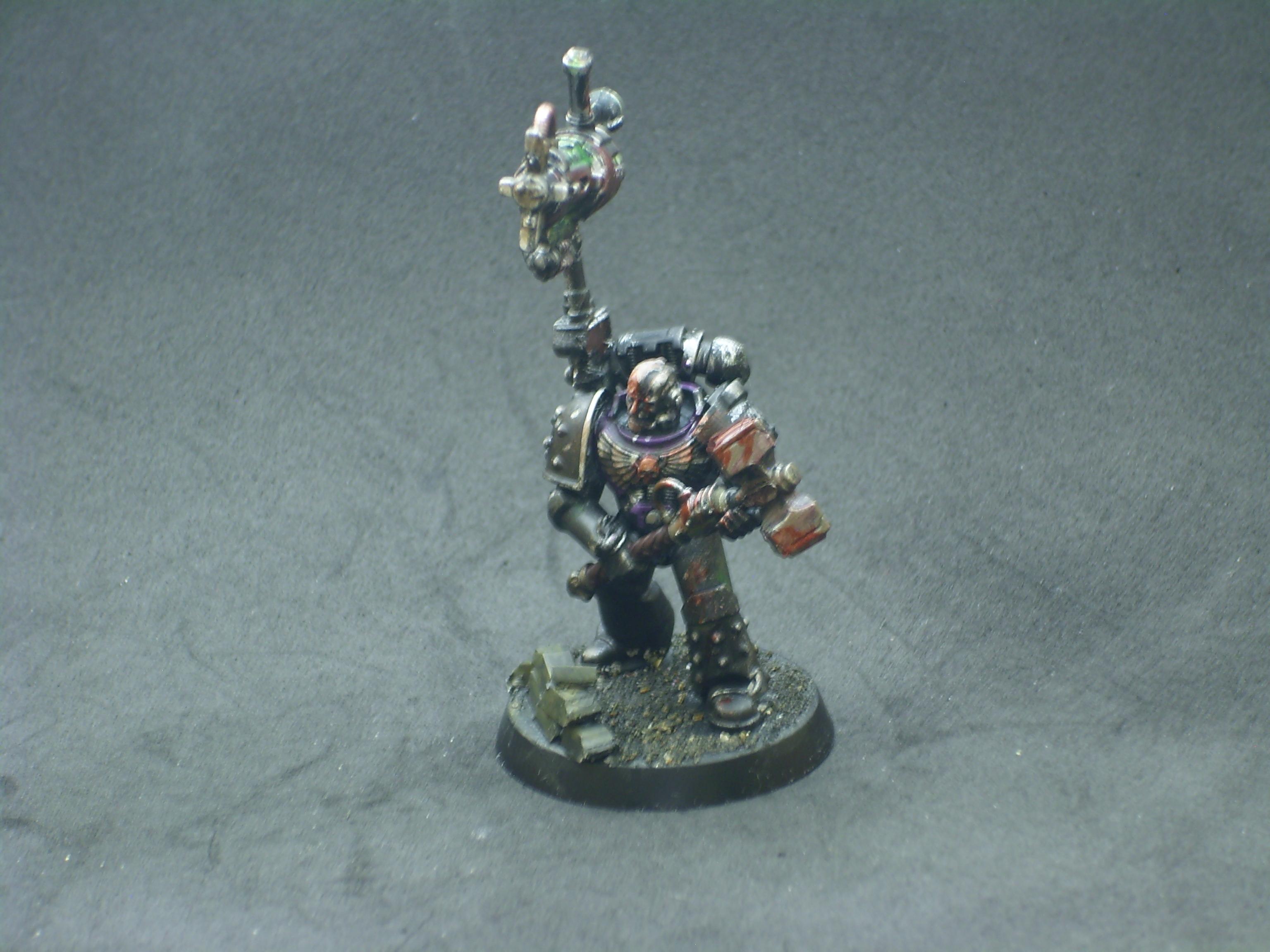 30k, Horus Heresy, Iron Hands, Istvaan, Master Of The Force, Metallics, Shattered Legions, Space Marines, Techmarine, Warhammer 40,000, Weathered
