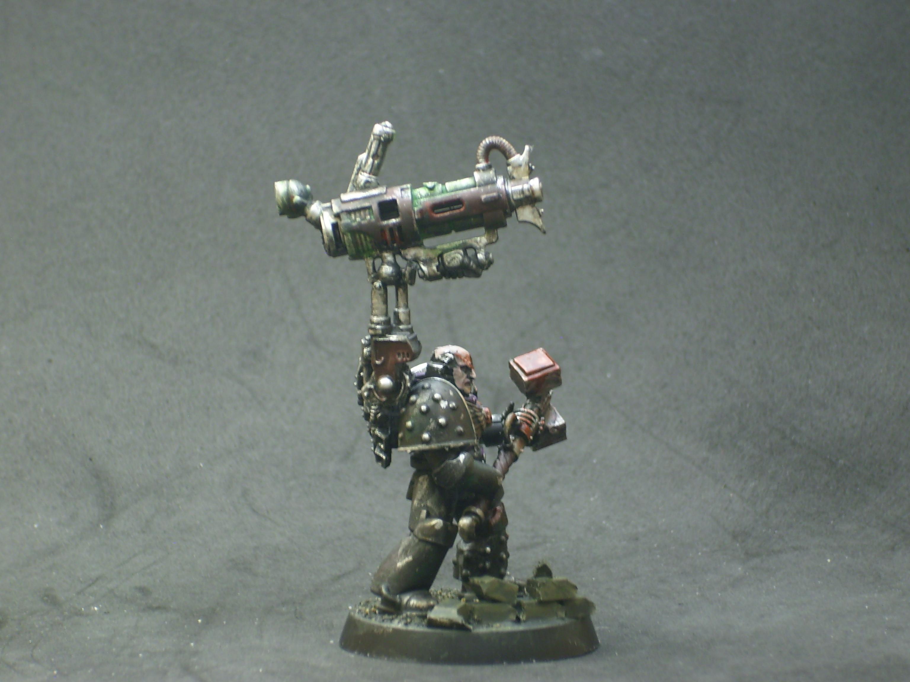 30k, Horus Heresy, Iron Hands, Istvaan, Master Of The Force, Metallics, Shattered Legions, Space Marines, Techmarine, Warhammer 40,000, Weathered