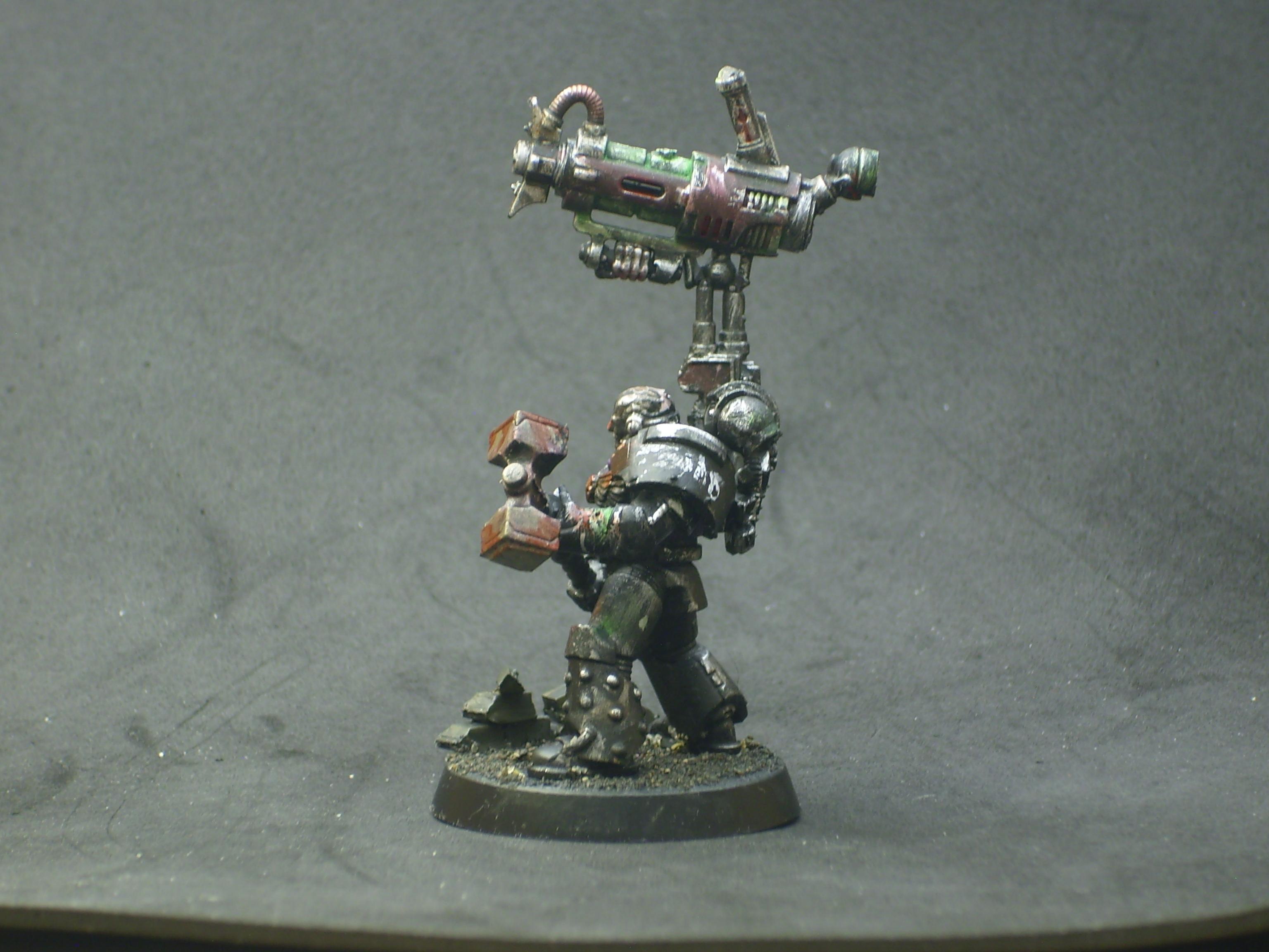 30k, Horus Heresy, Iron Hands, Istvaan, Master Of The Force, Metallics, Shattered Legions, Space Marines, Techmarine, Warhammer 40,000, Weathered