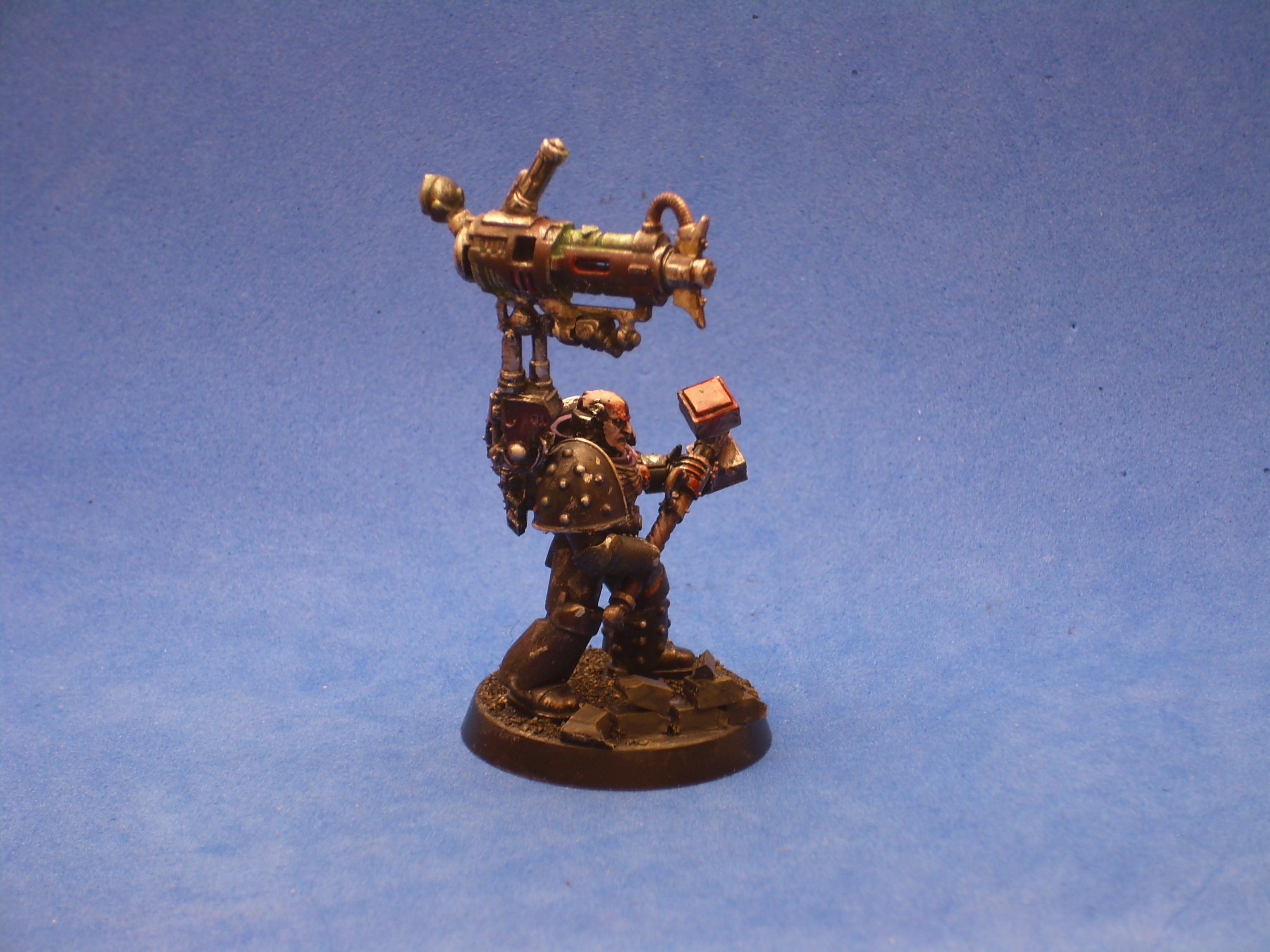 30k, Horus Heresy, Iron Hands, Istvaan, Master Of The Force, Metallics, Shattered Legions, Space Marines, Techmarine, Warhammer 40,000, Weathered