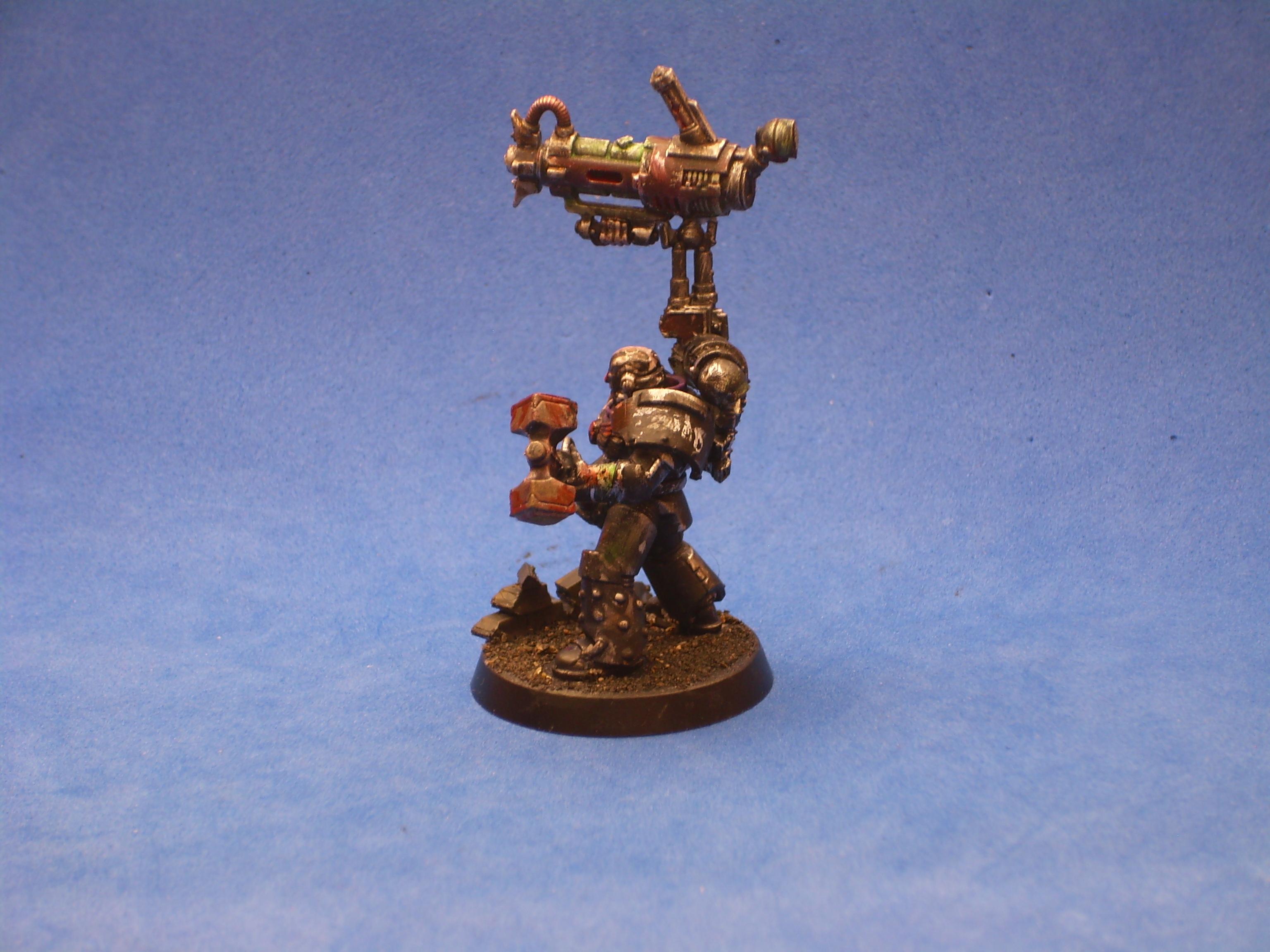 30k, Horus Heresy, Iron Hands, Istvaan, Master Of The Force, Metallics, Shattered Legions, Space Marines, Techmarine, Warhammer 40,000, Weathered