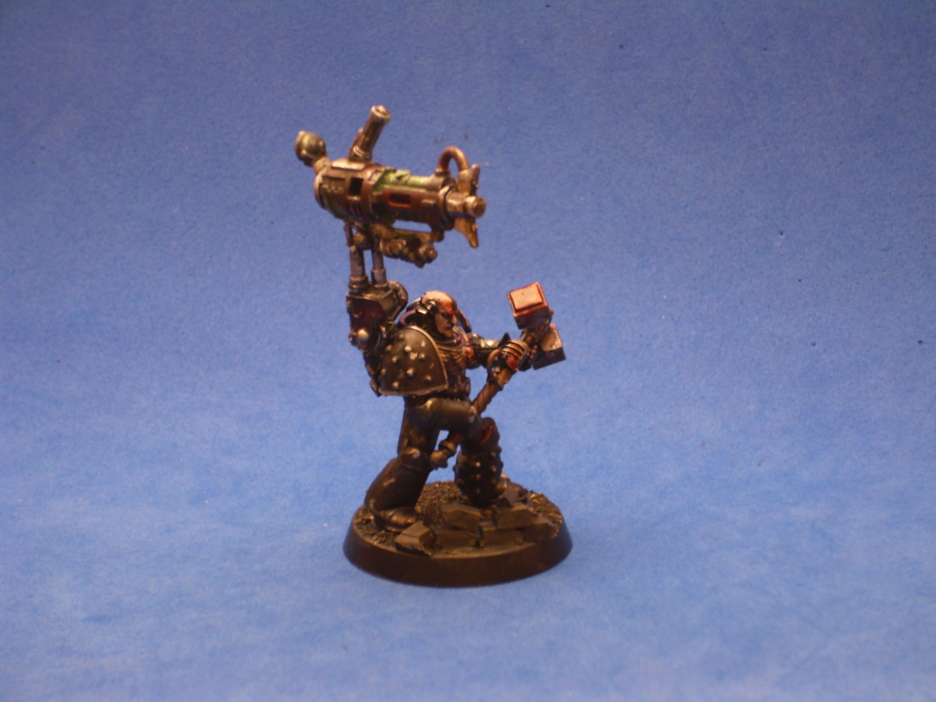 30k, Horus Heresy, Iron Hands, Istvaan, Master Of The Force, Metallics, Shattered Legions, Space Marines, Techmarine, Warhammer 40,000, Weathered