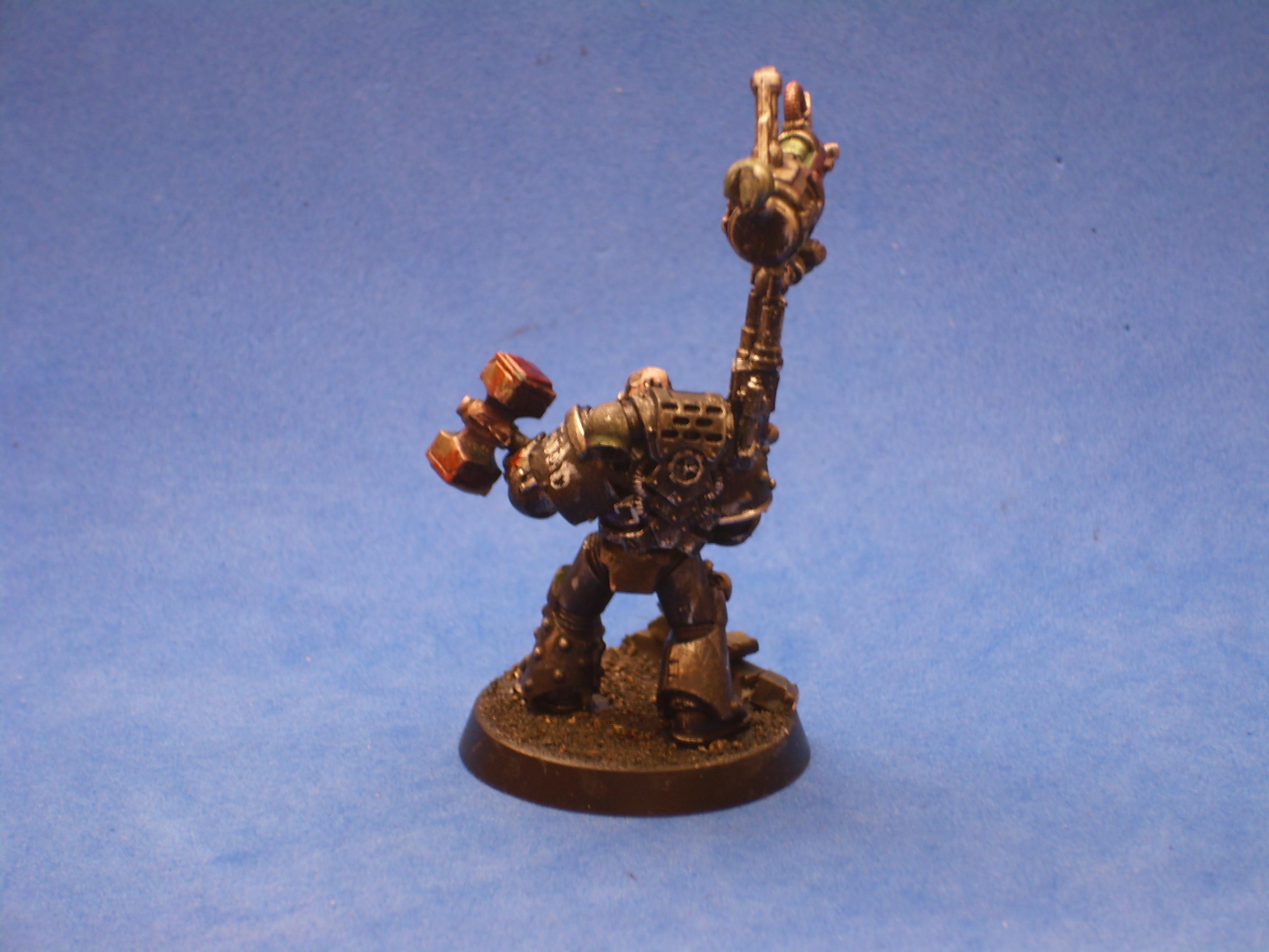 30k, Horus Heresy, Iron Hands, Istvaan, Master Of The Force, Metallics, Shattered Legions, Space Marines, Techmarine, Warhammer 40,000, Weathered