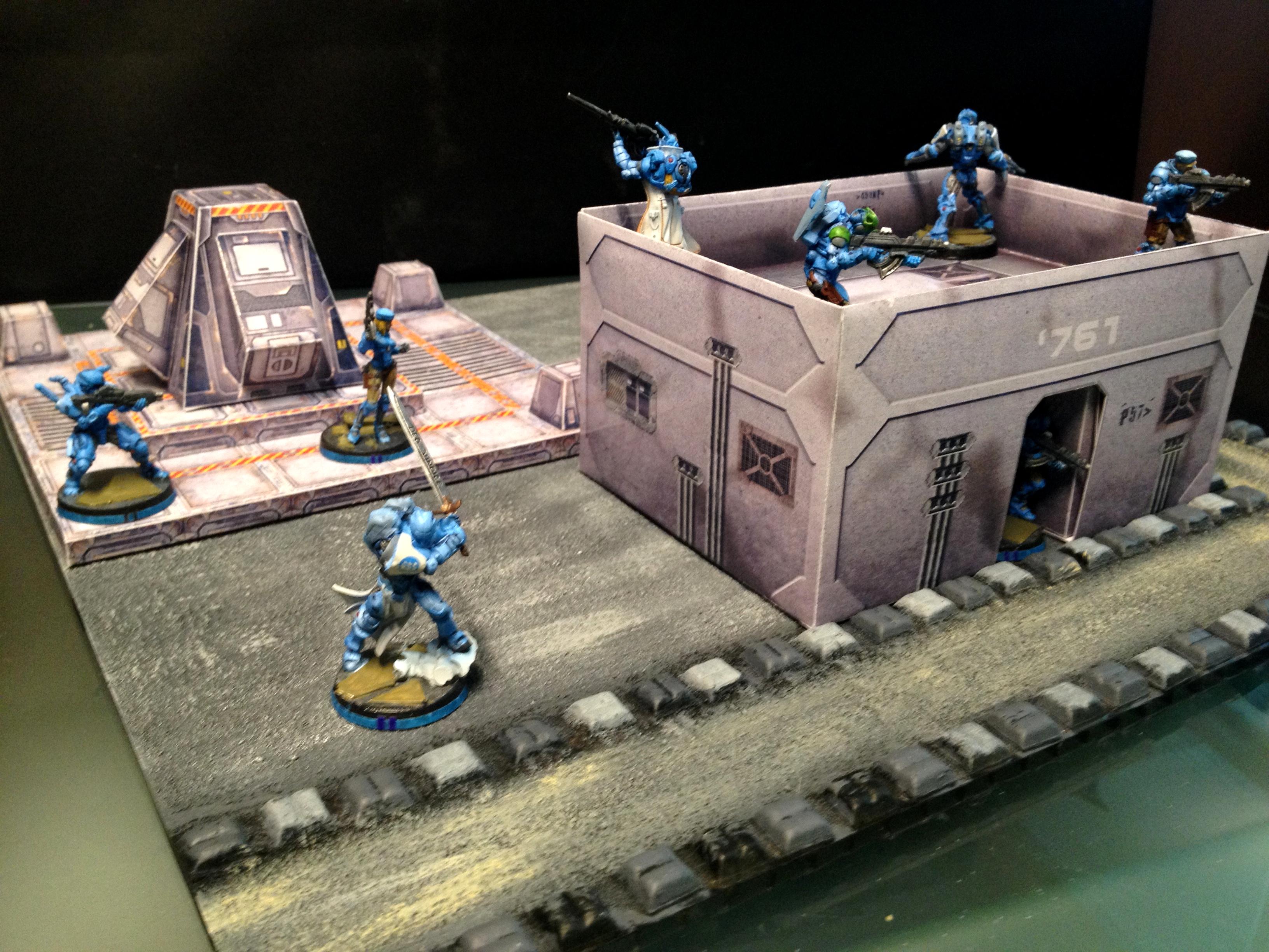 Sci-fi Style Buildingsfrom Wargameprint
