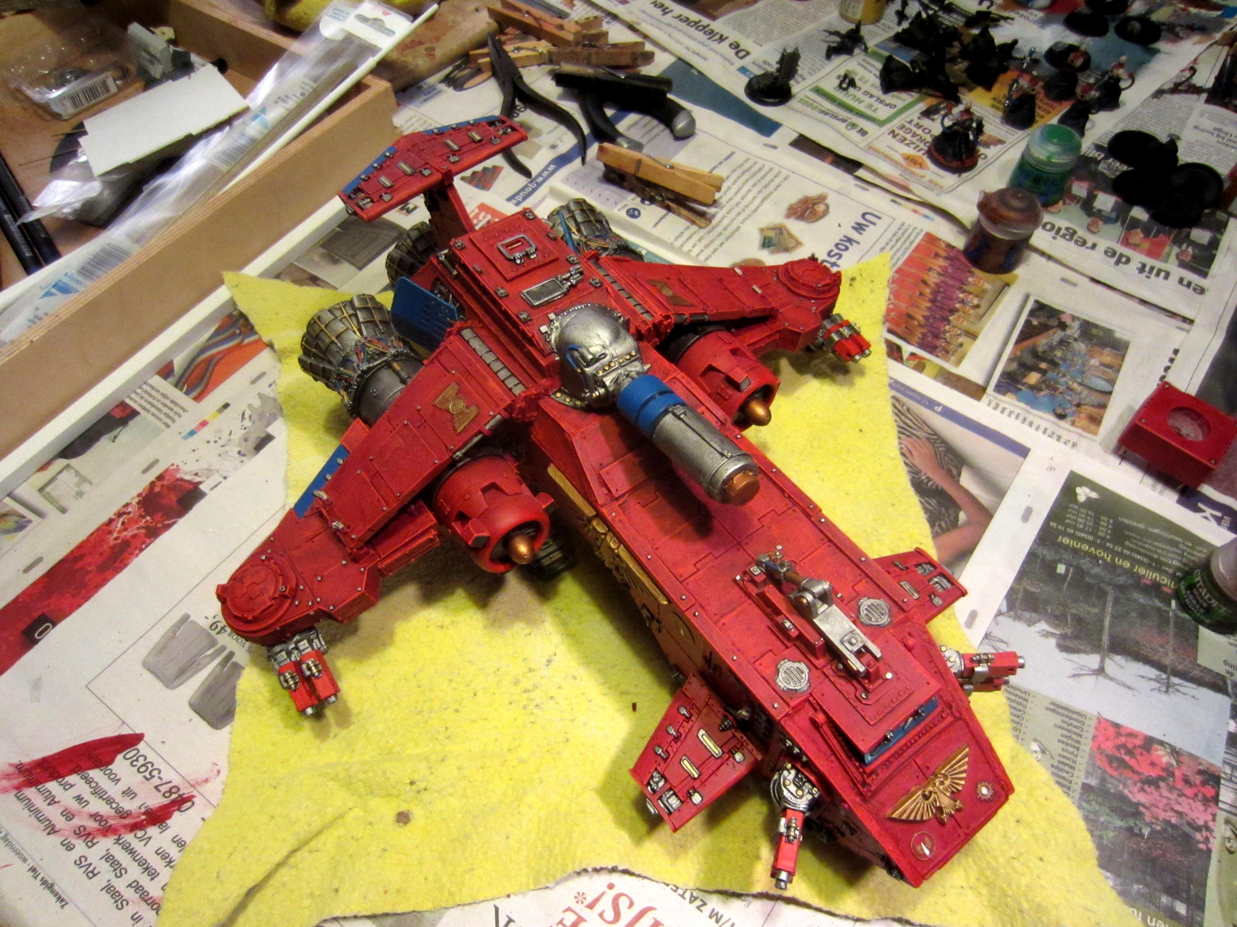 Blood Angels, Metal, Out Of Production, Space Marines, Thunderhawk