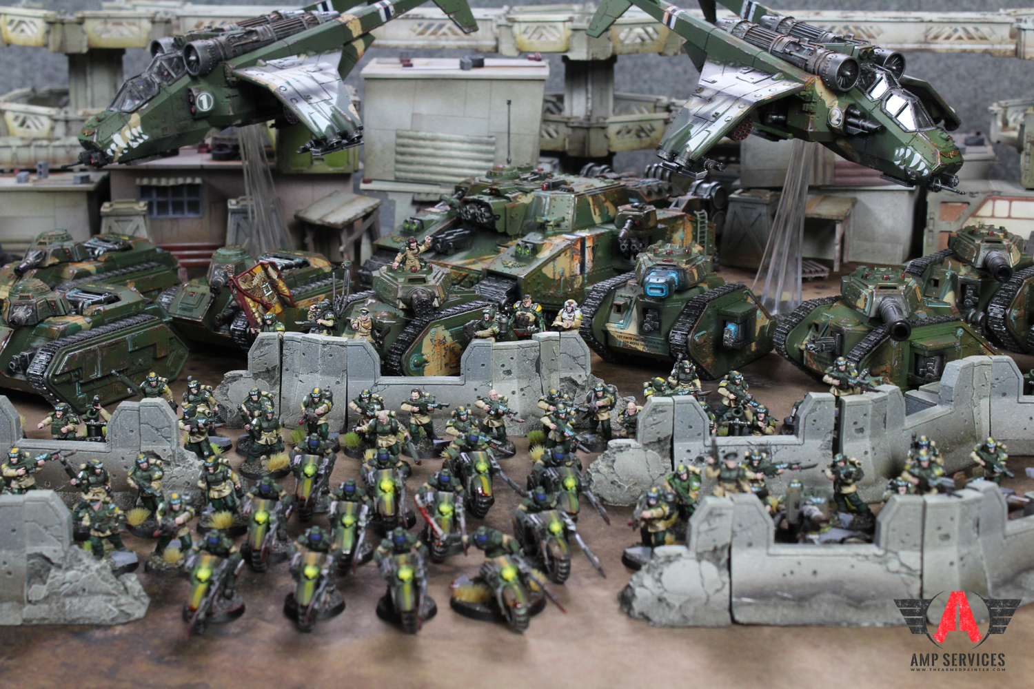 Ampservices, Armed Miniature Painting Services, Astra Militarum, B4h, Brush 4 Hire, Imperial Guard, Thearmedpainter