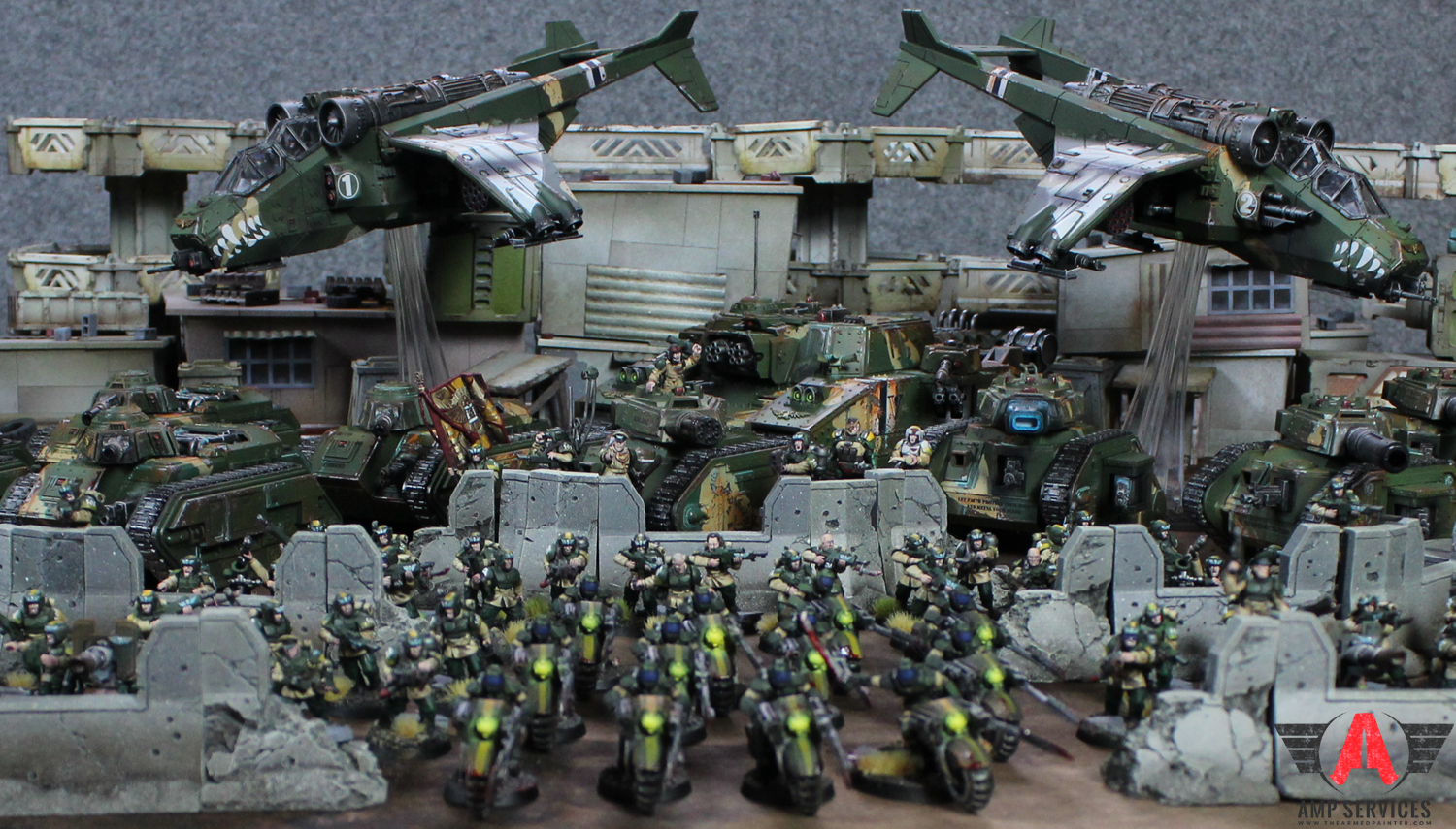 Ampservices, Armed Miniature Painting Services, Astra Militarum, B4h, Brush 4 Hire, Imperial Guard, Thearmedpainter