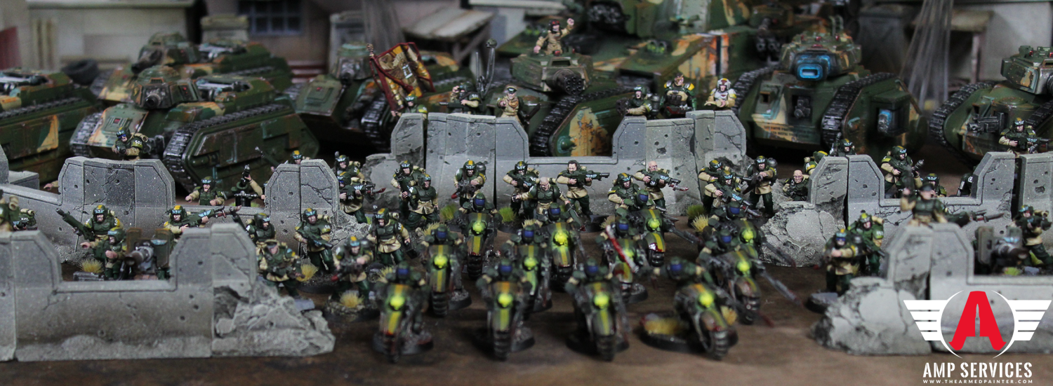 Ampservices, Armed Miniature Painting Services, Astra Militarum, B4h, Brush 4 Hire, Imperial Guard, Thearmedpainter