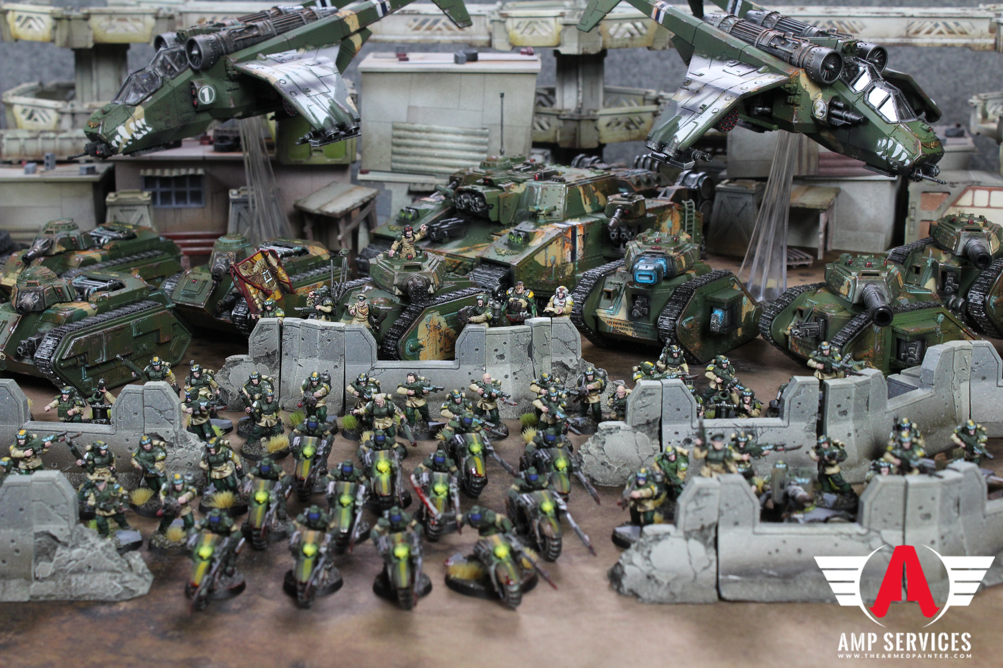 Ampservices, Armed Miniature Painting Services, Astra Militarum, B4h, Brush 4 Hire, Imperial Guard, Thearmedpainter