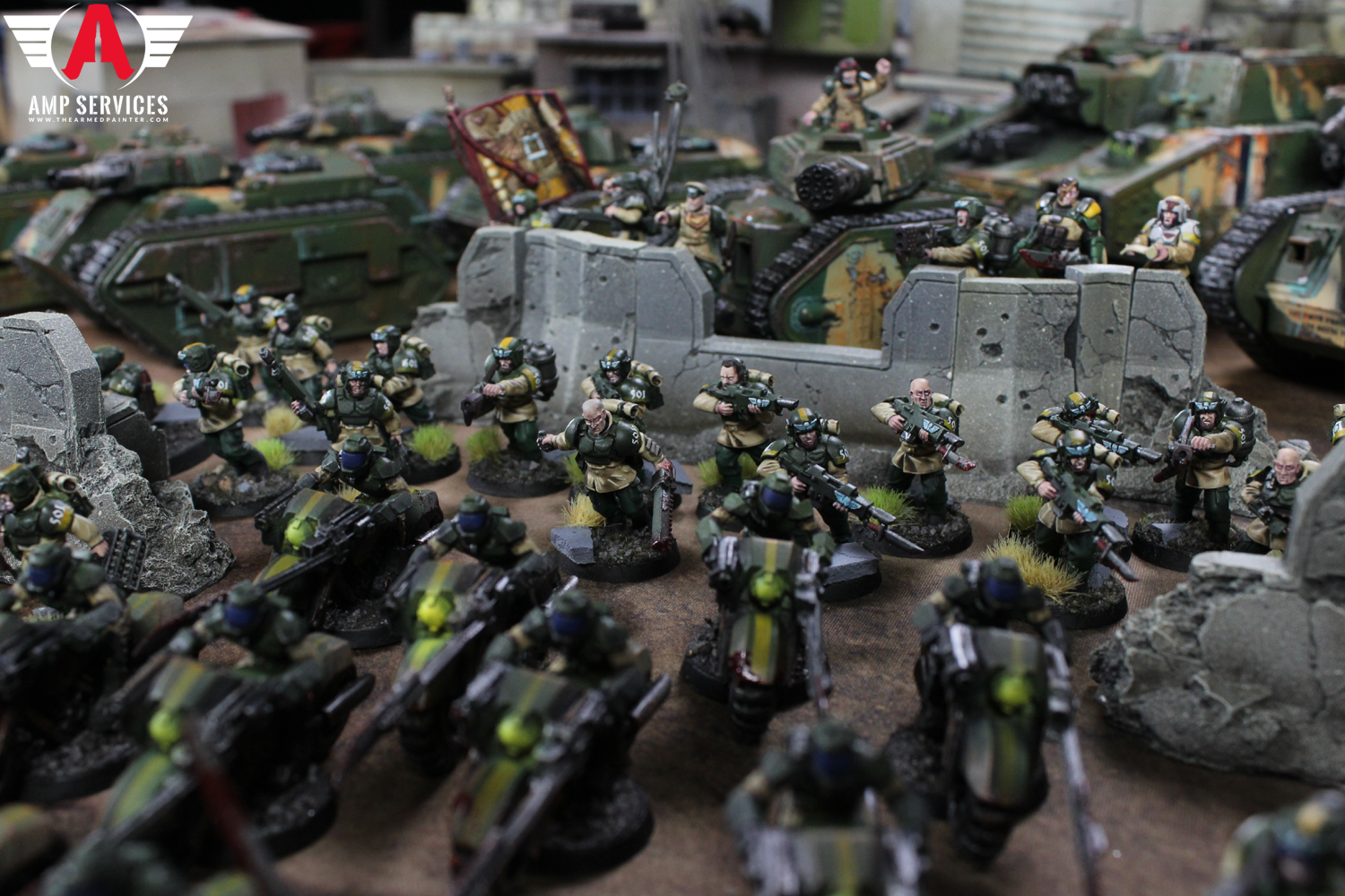 Ampservices, Armed Miniature Painting Services, Astra Militarum, B4h, Brush 4 Hire, Imperial Guard, Thearmedpainter